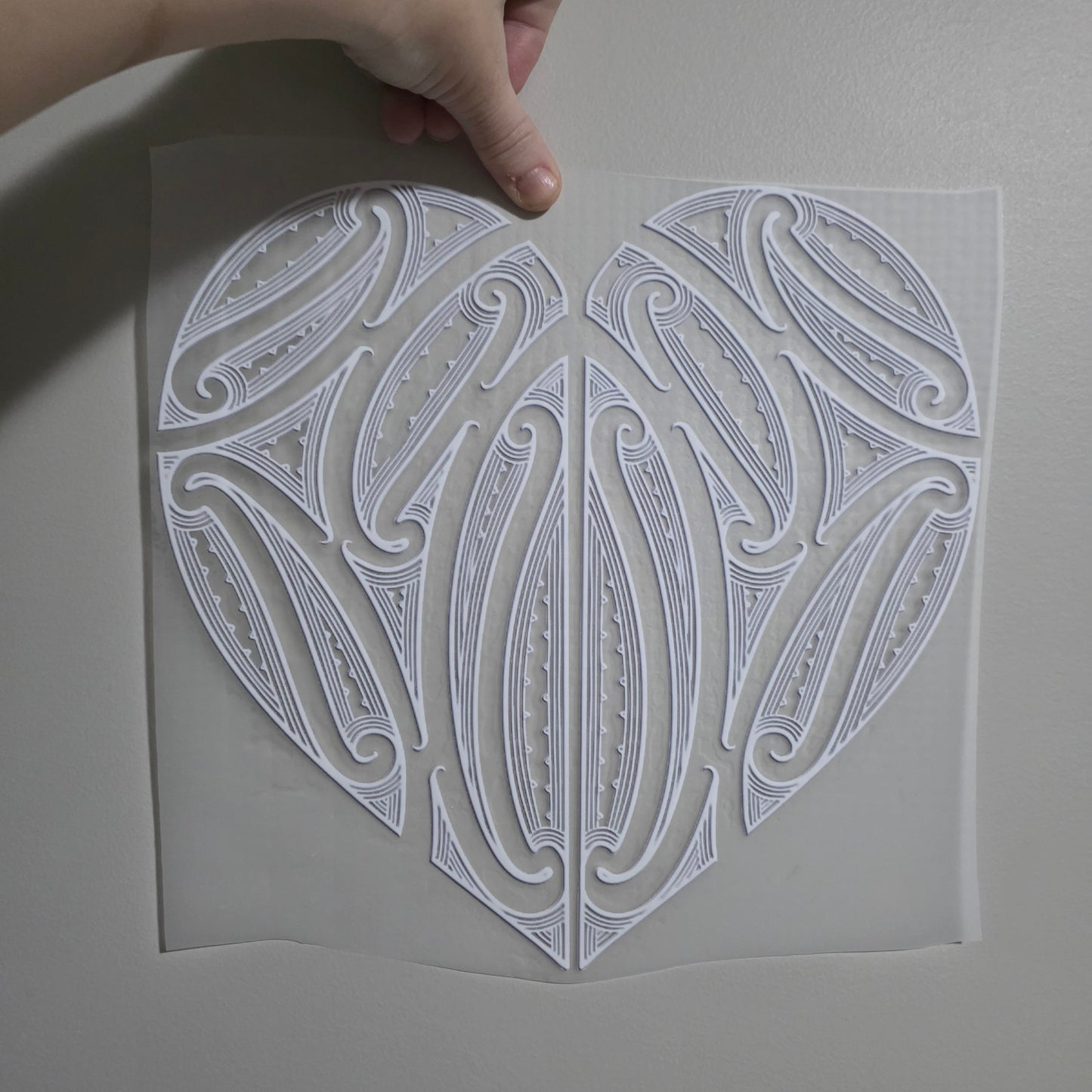 Maori design Iron on DTF 30cm for clothing and lamps