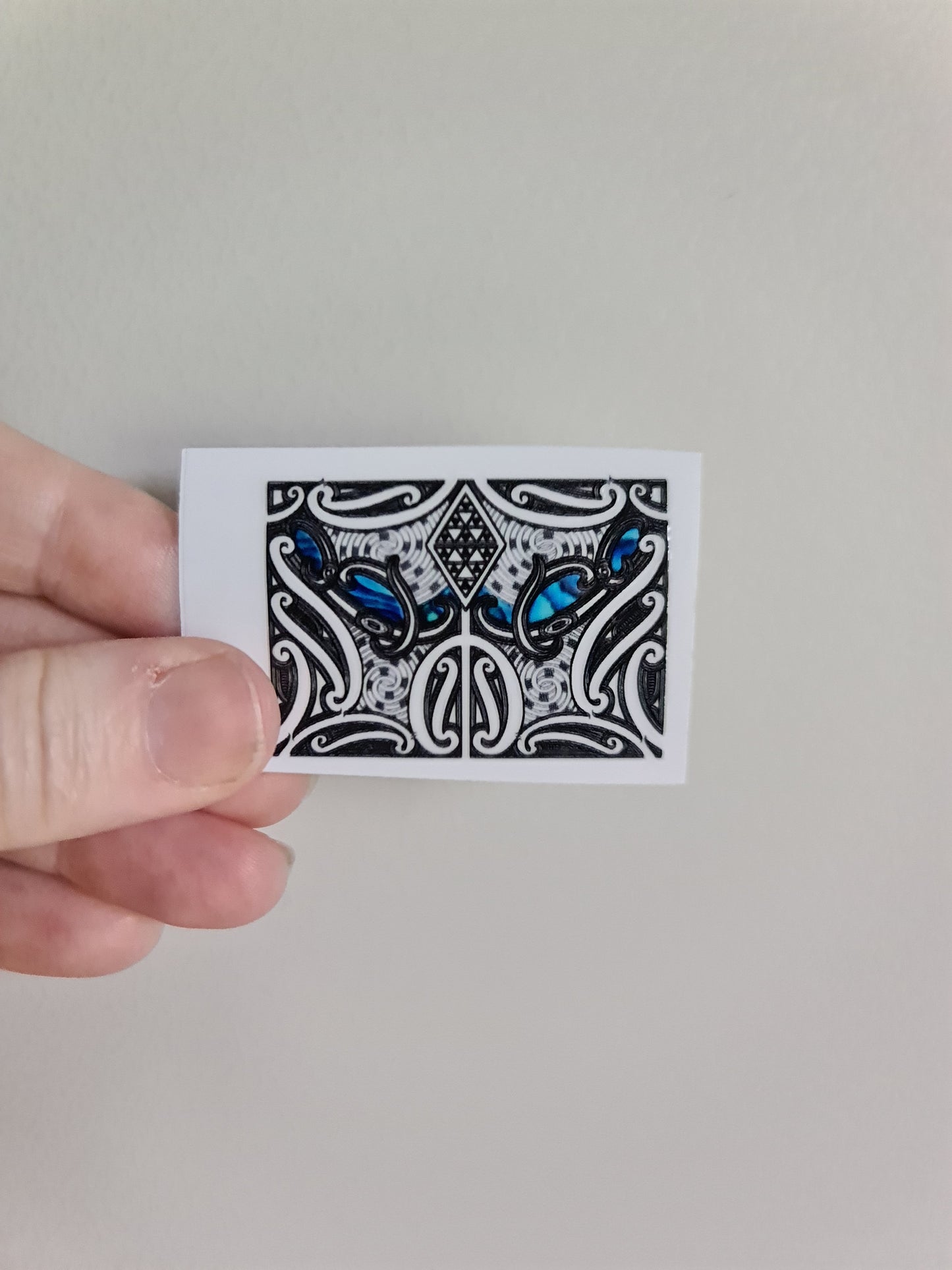 Tiny UV DTF transfer 5cmx5cm for bank cards and phones