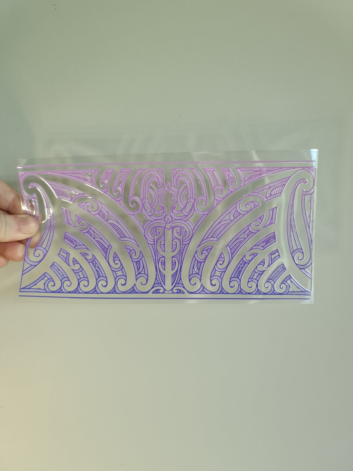 UV dtf transfer Maori design 23cmx11cm 16oz wrap #1417