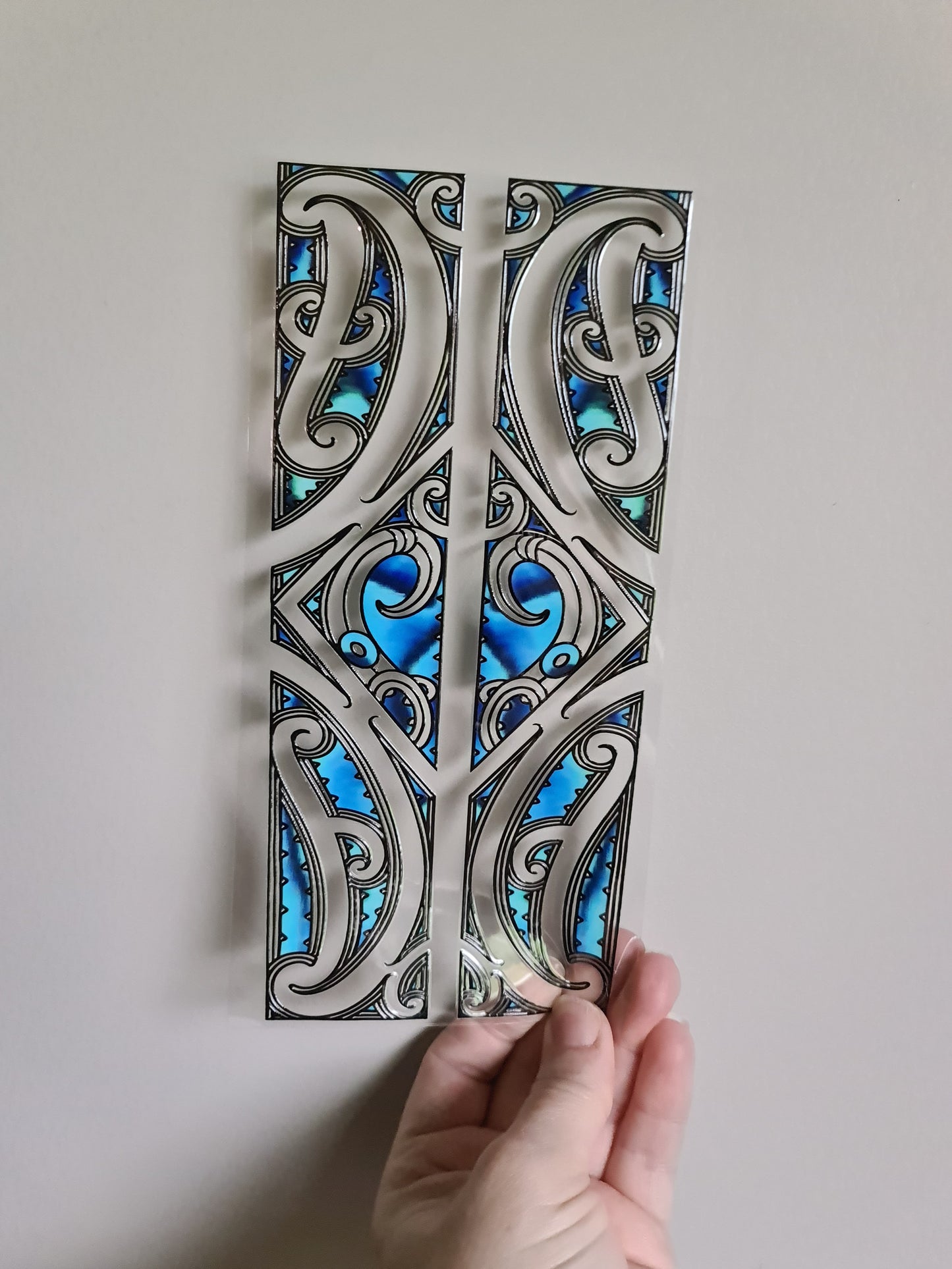 UV dtf Maori design 23cmx11cm 16oz wrap #1084