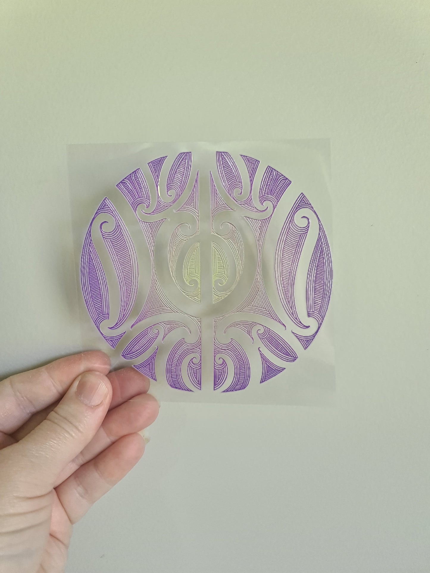 UV dtf Maori design mini size 11cmx11cm #537