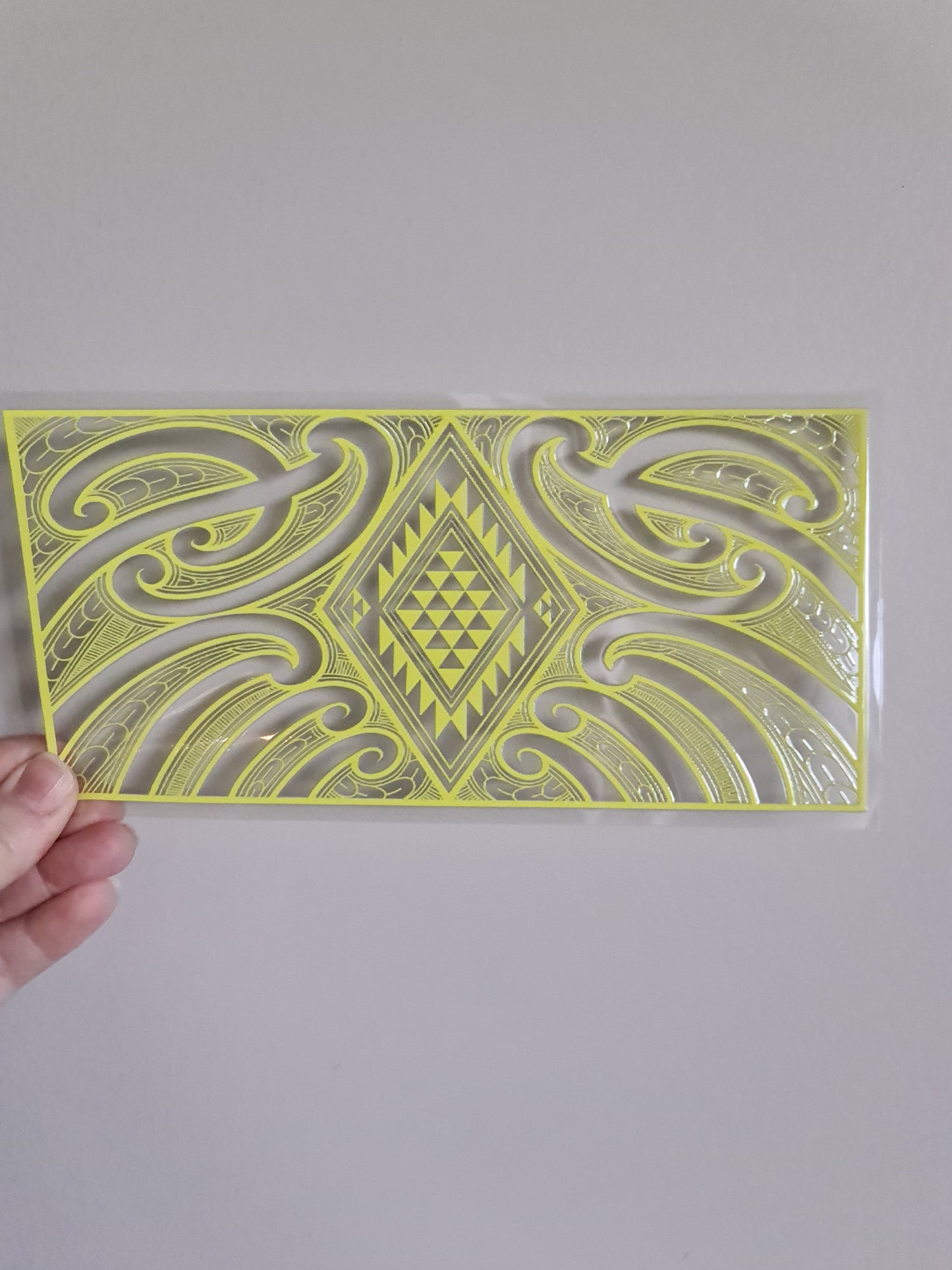 UV dtf Maori design 23cmx11cm 16oz wrap #1071