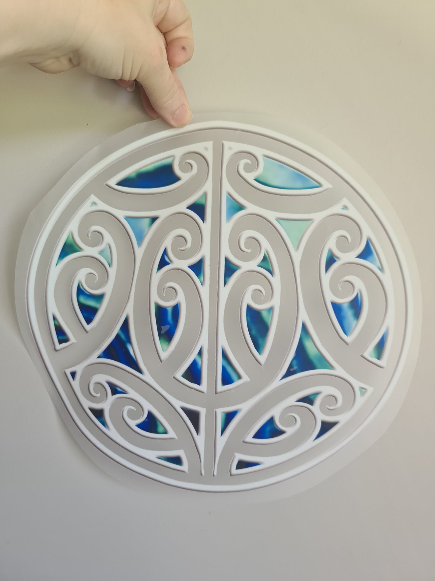 Custom Maori design Iron on DTF 30cm for clothing