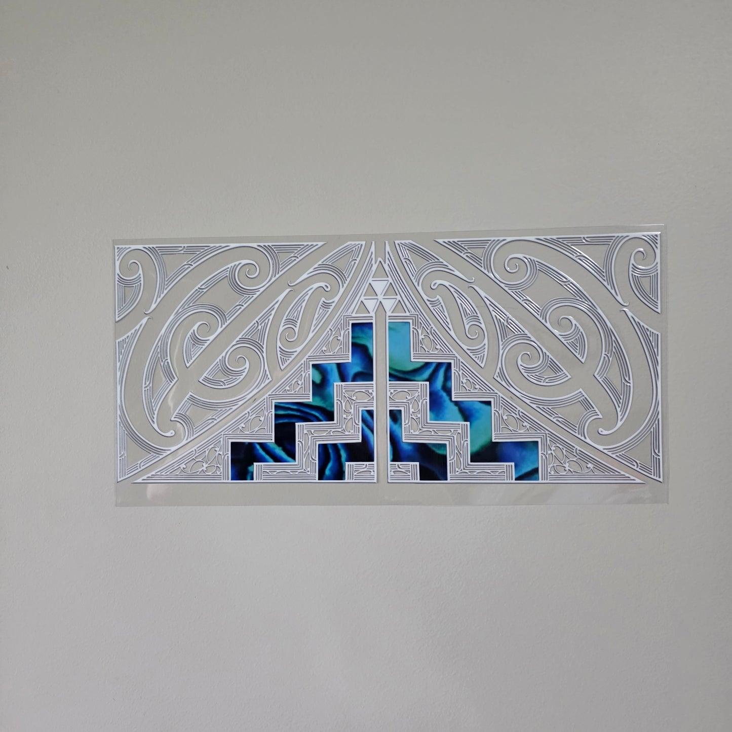 XL UV DTF DECAL MAORI DESIGN 38CMX17CM for touch lamps #40