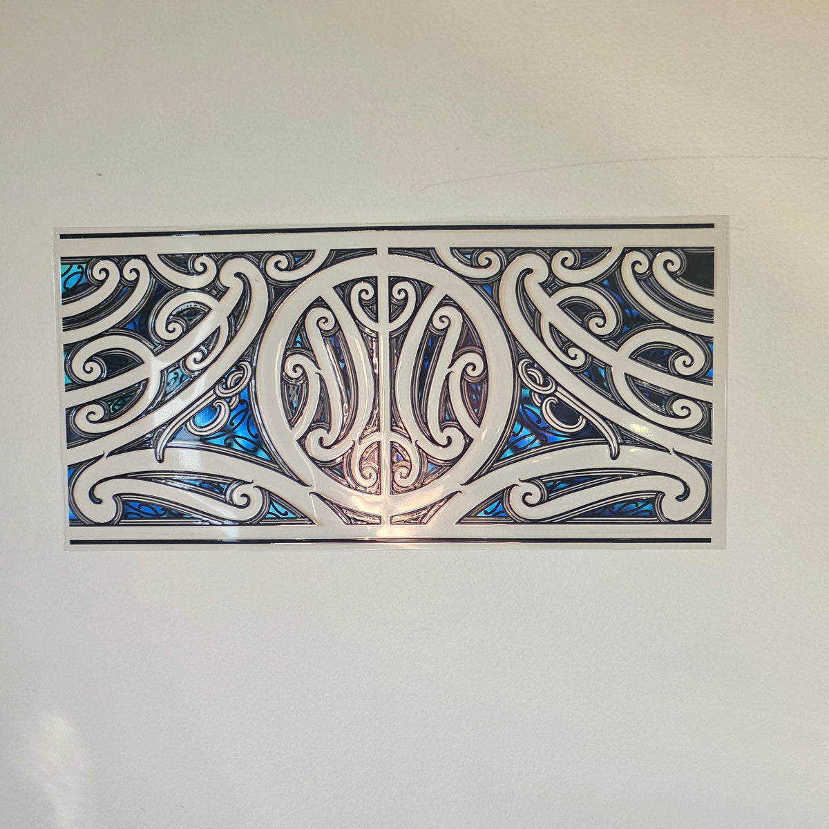 30cmx 15cm size UV DTF DECAL MAORI DESIGN for Table lamps #30