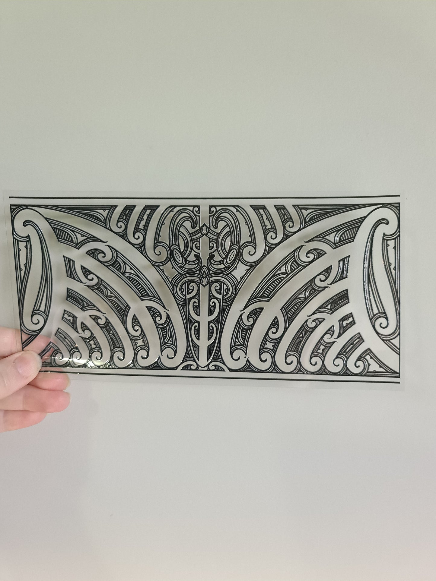 UV dtf transfer Maori design 23cmx11cm 16oz wrap #1237