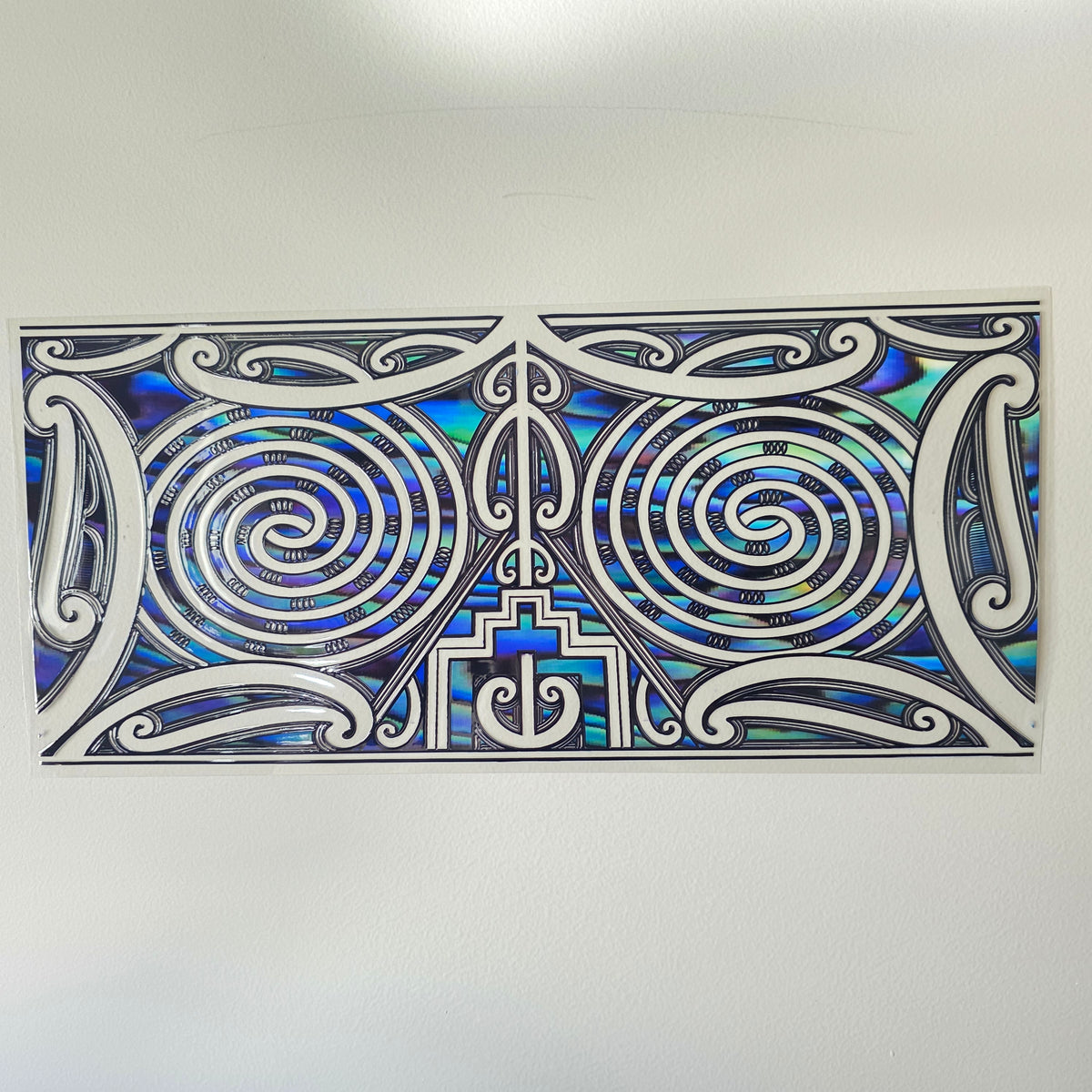XL UV DTF DECAL MAORI DESIGN 38CMX17CM for touch lamps #72