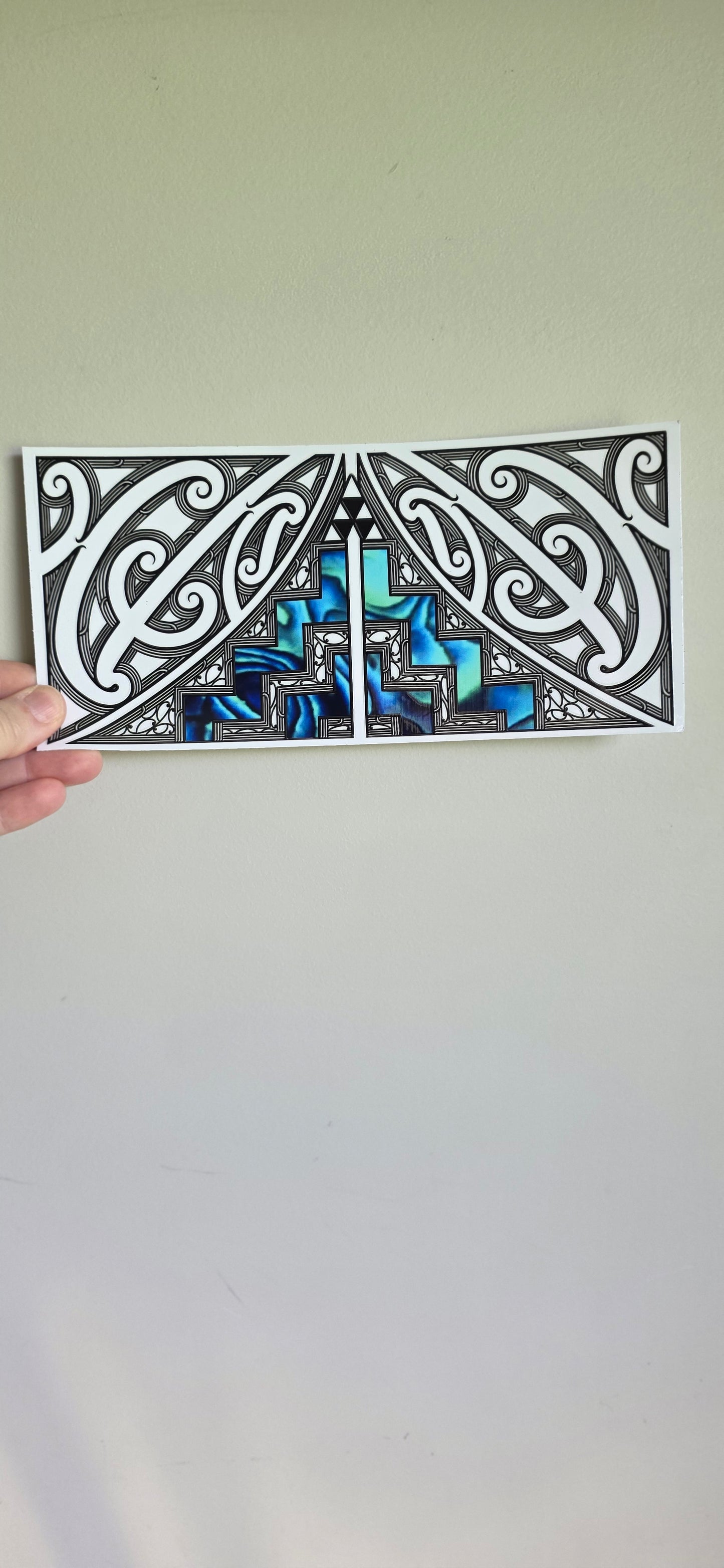 UV dtf transfer Maori design 23cmx11cm 16oz wrap #1633
