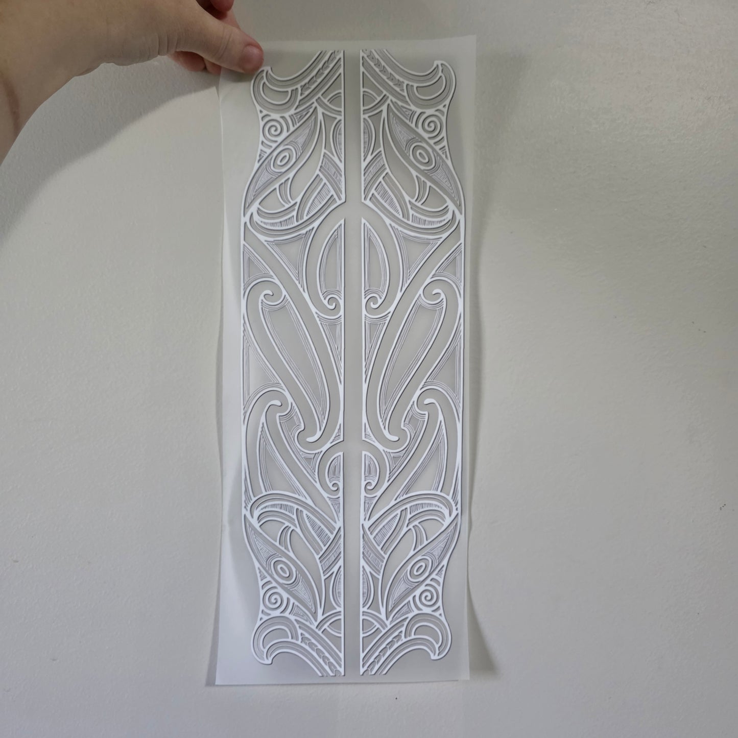 Maori design Iron on 39cm - XL