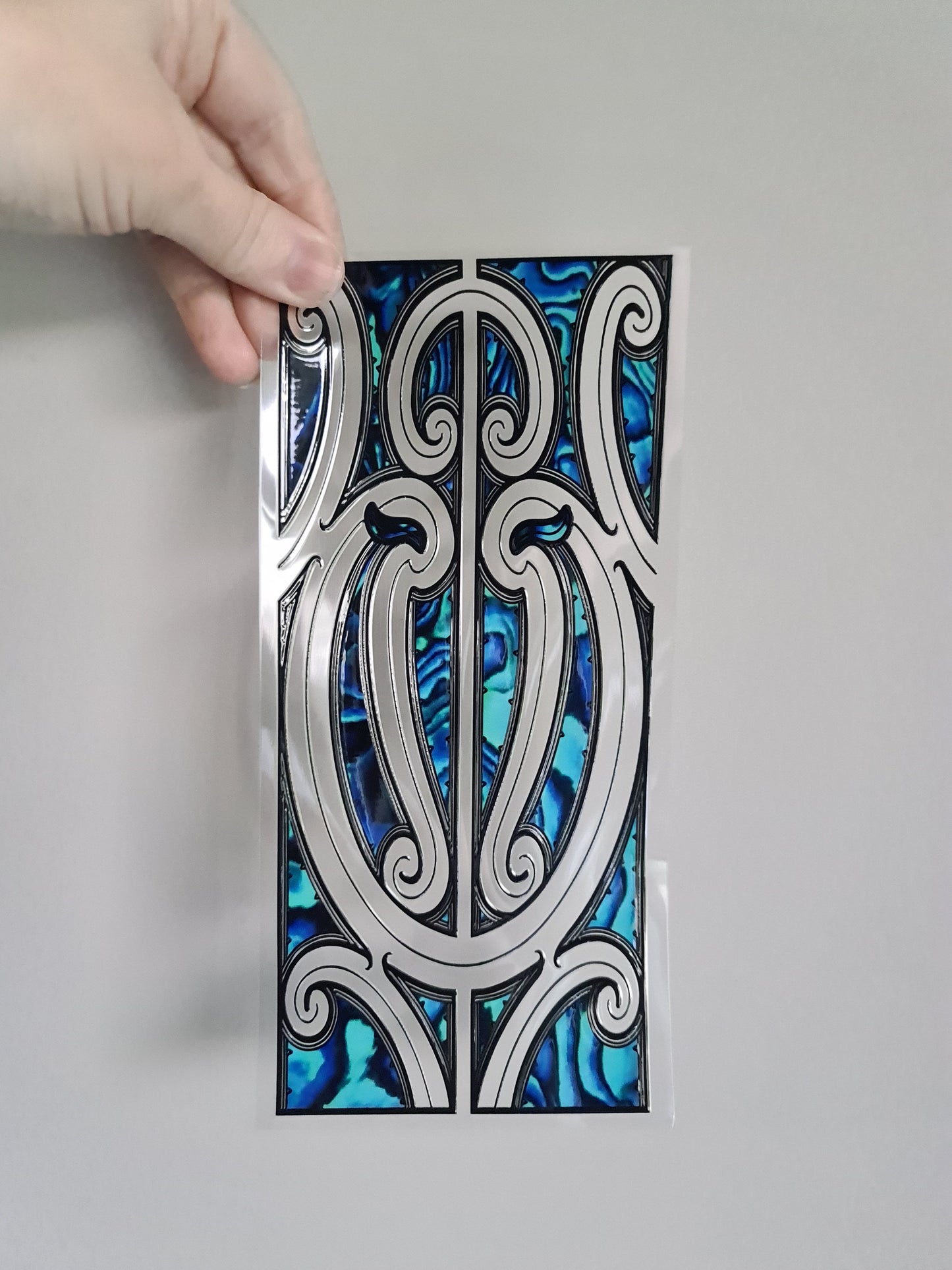 UV dtf Maori design 23cmx11cm 16oz wrap #1148
