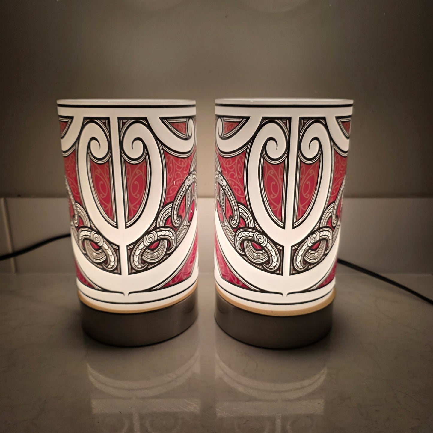 Maori design touch lamp - set 2 lamps (pre-order)