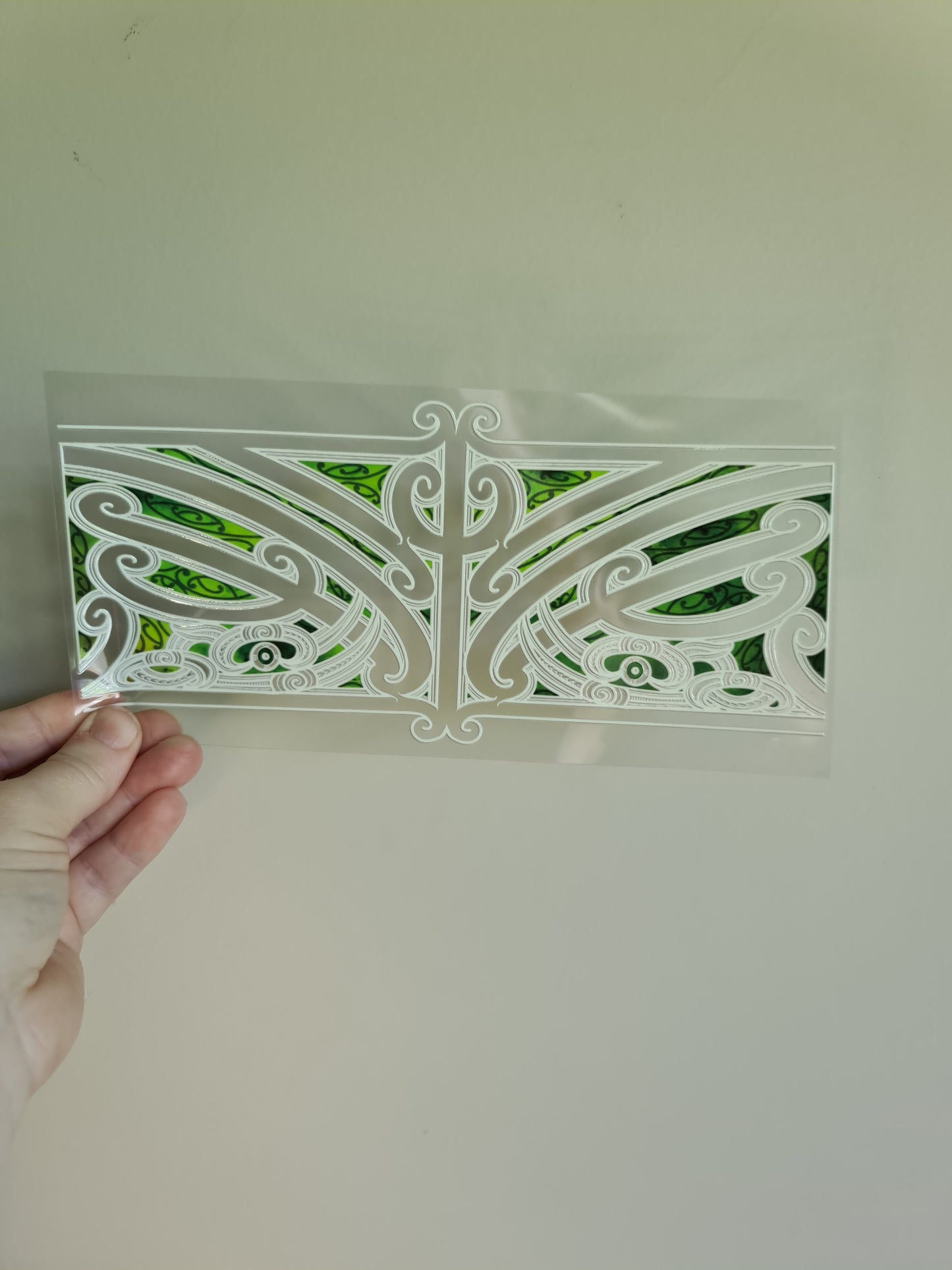 UV dtf transfer Maori design 23cmx11cm 16oz wrap #1355