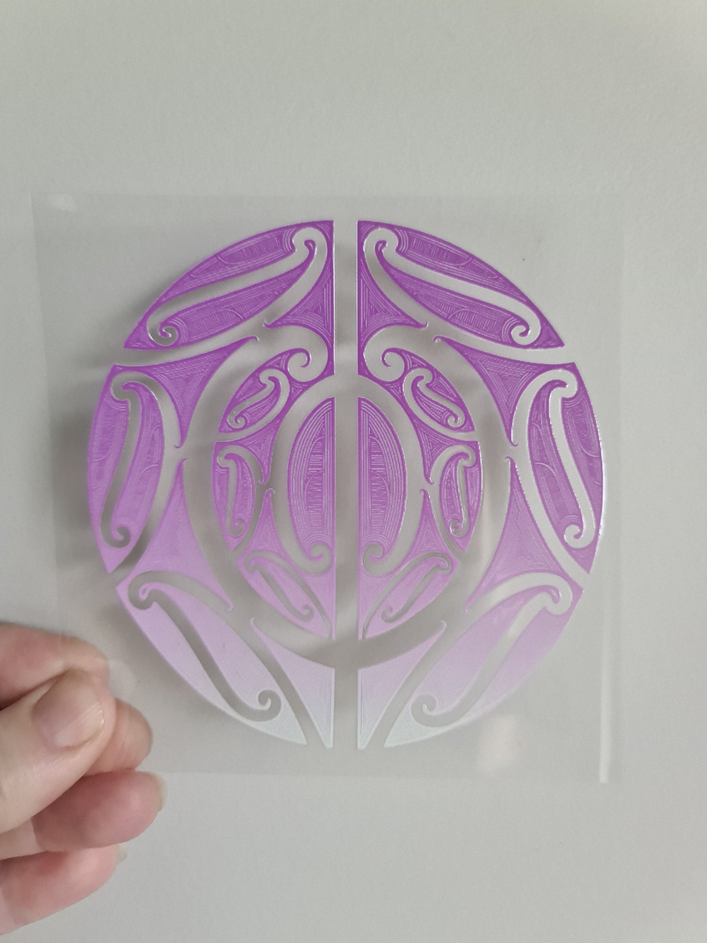 UV dtf Maori design mini size 11cmx11cm #426