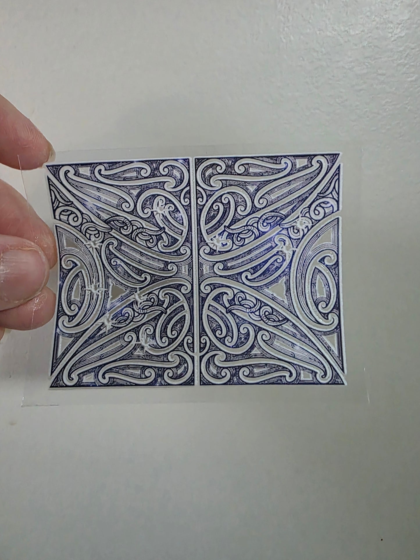 Tiny UV DTF transfer 8cm Matariki design