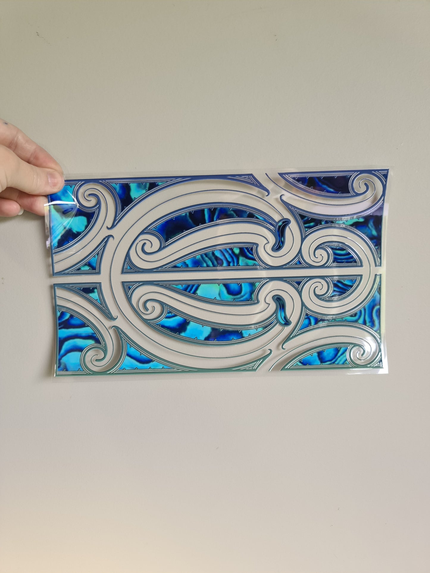 XL UV DTF DECAL MAORI DESIGN 28CMX17CM for touch lamps #128
