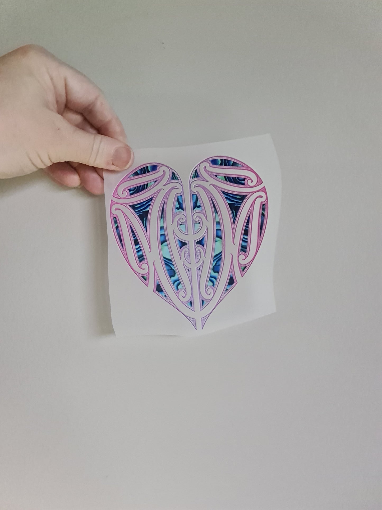 Kids clothing Sublimation custom Maori design Iron on HTV 20cm