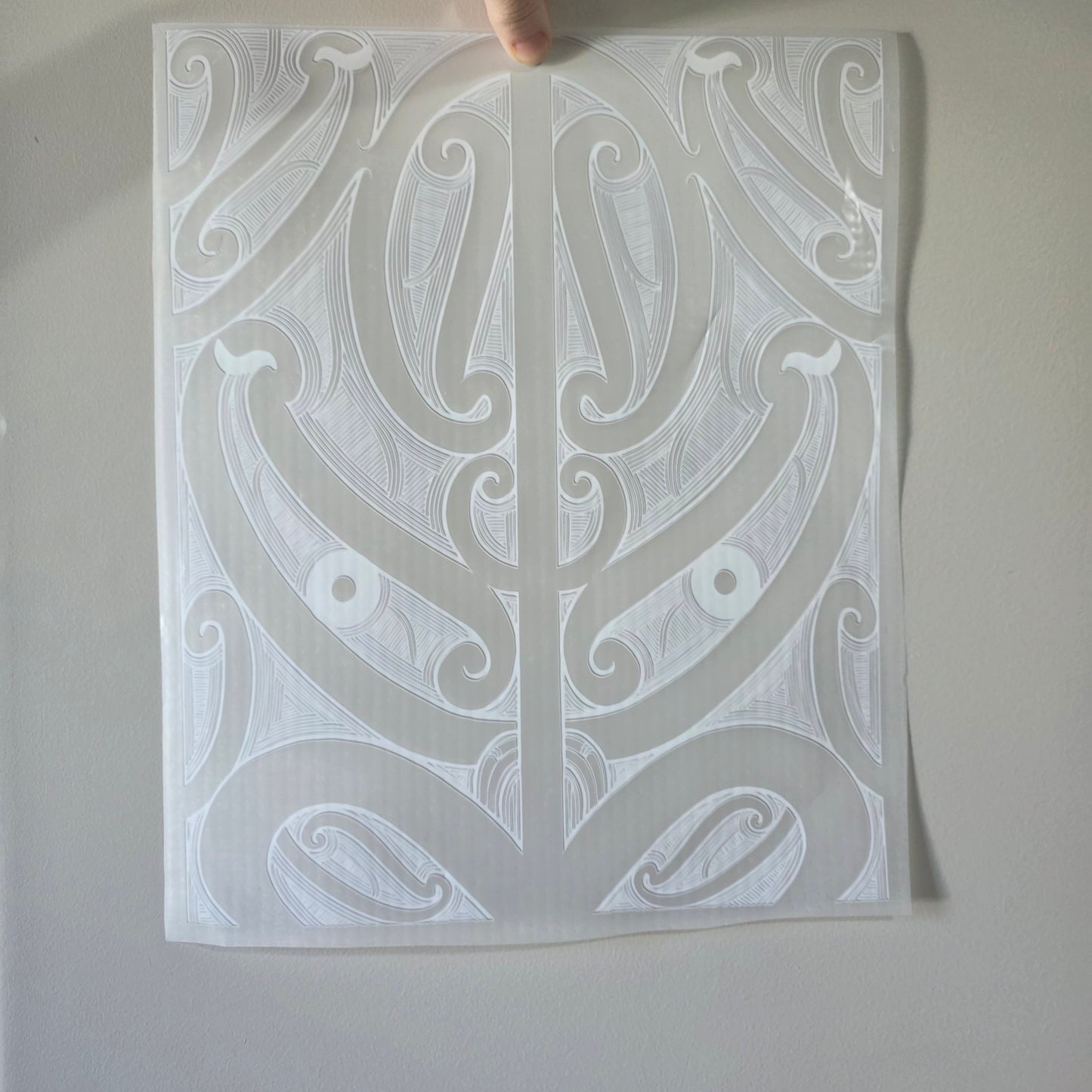 Maori design Iron on DTF 36cm XL