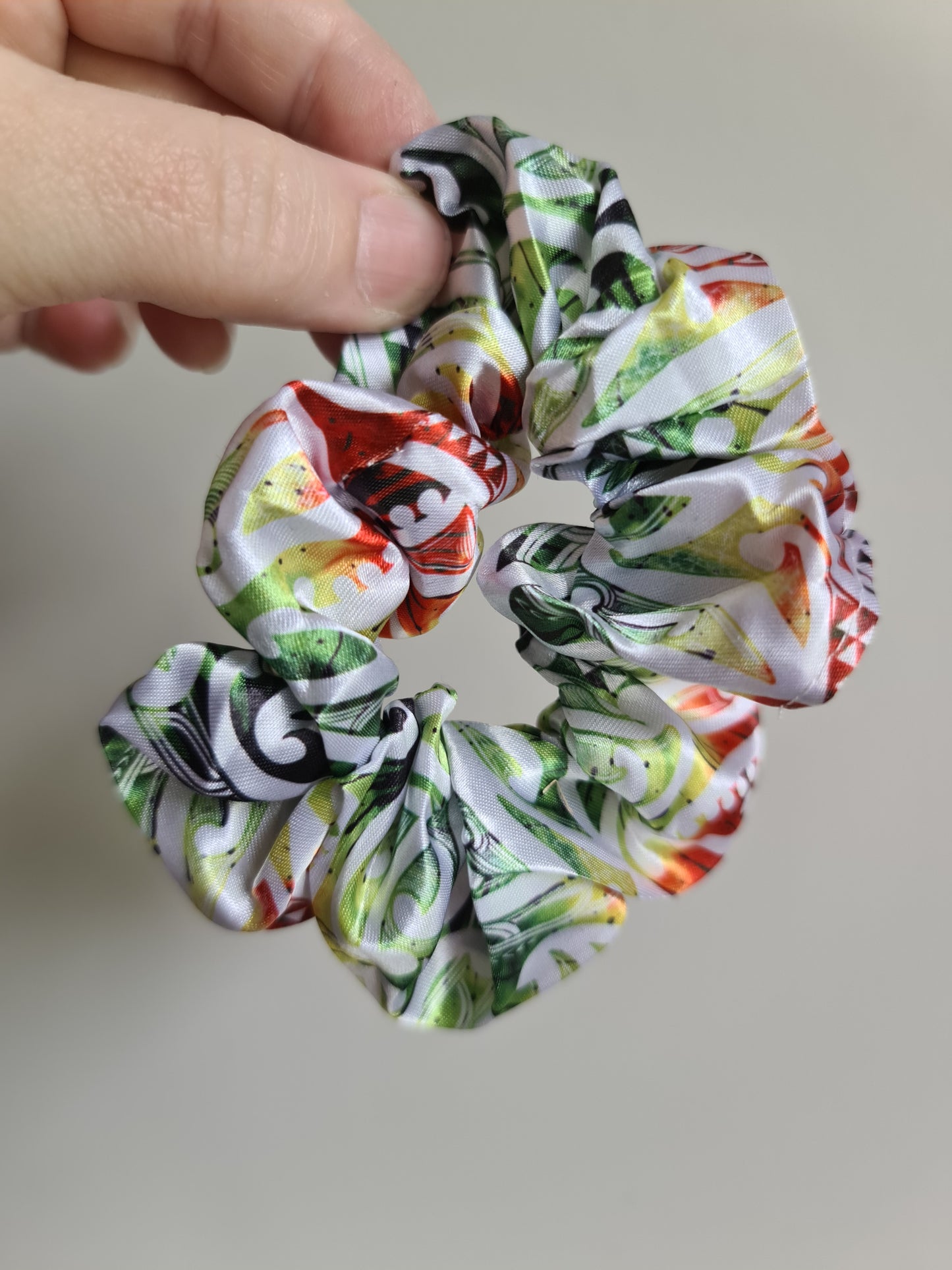 Maori design scrunchie - 3 x pack Rasta