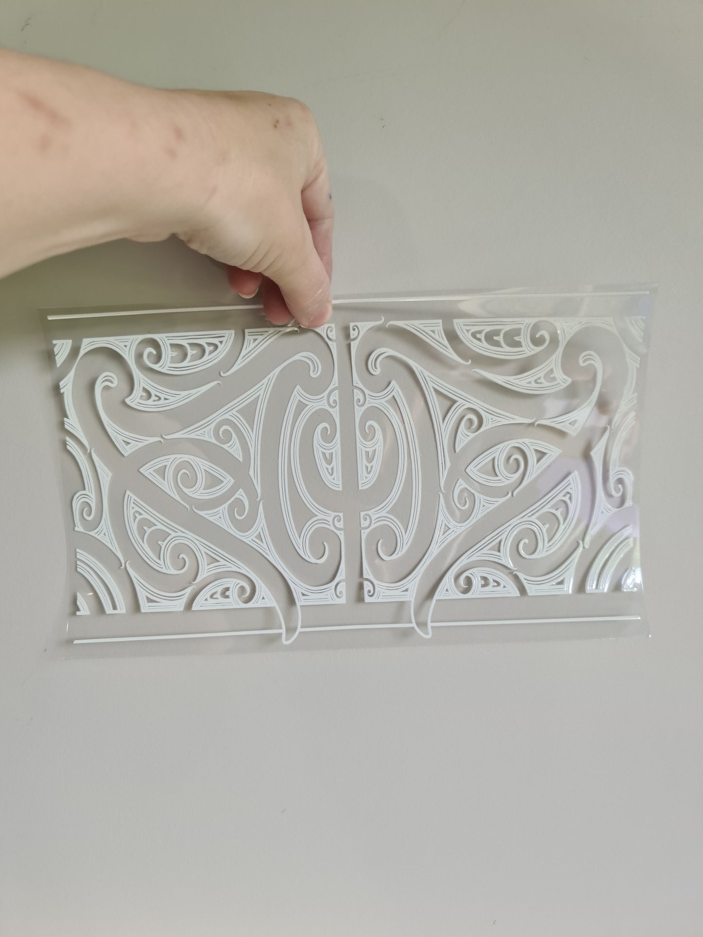 XL UV DTF DECAL MAORI DESIGN 28CMX17CM for touch lamps #109