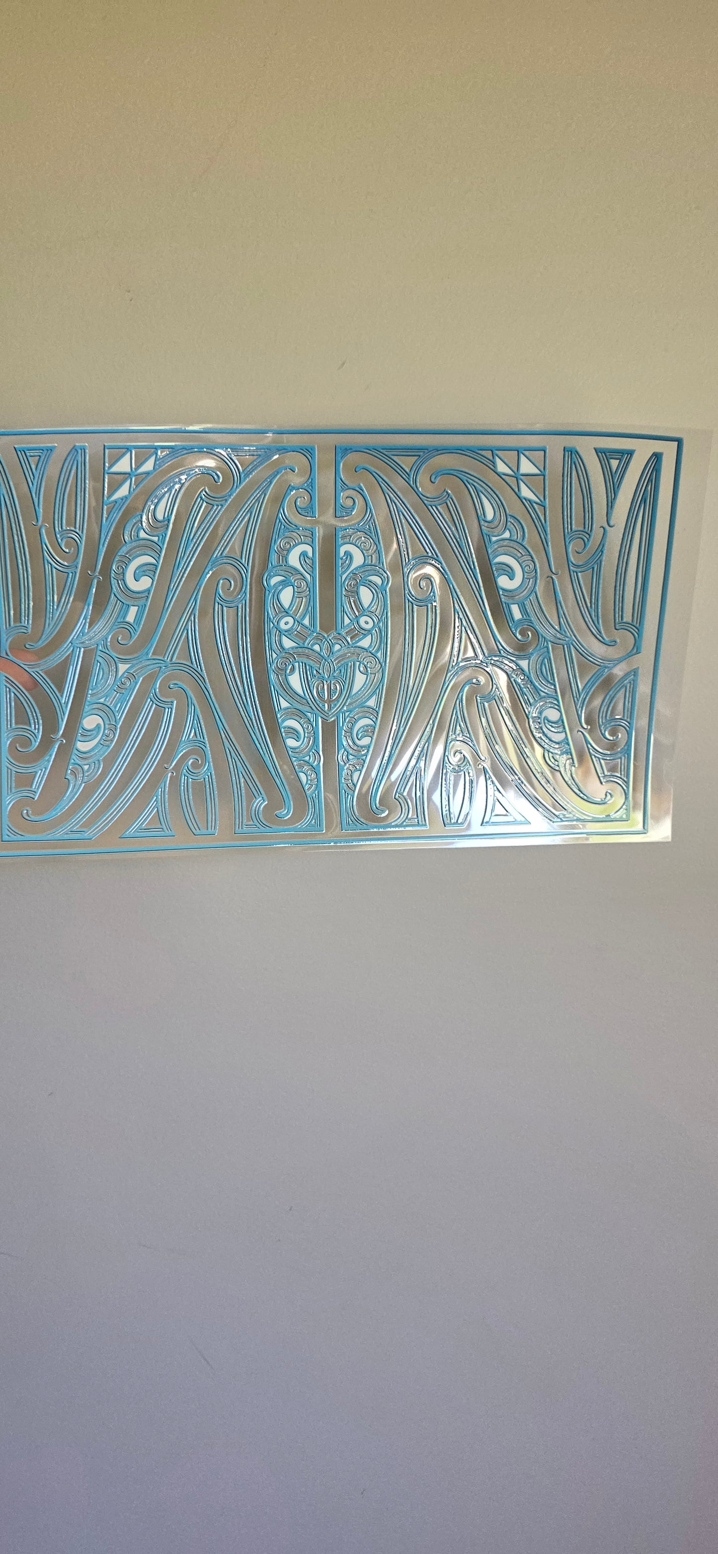 XL UV DTF DECAL MAORI DESIGN 28CMX17CM for touch lamps #191