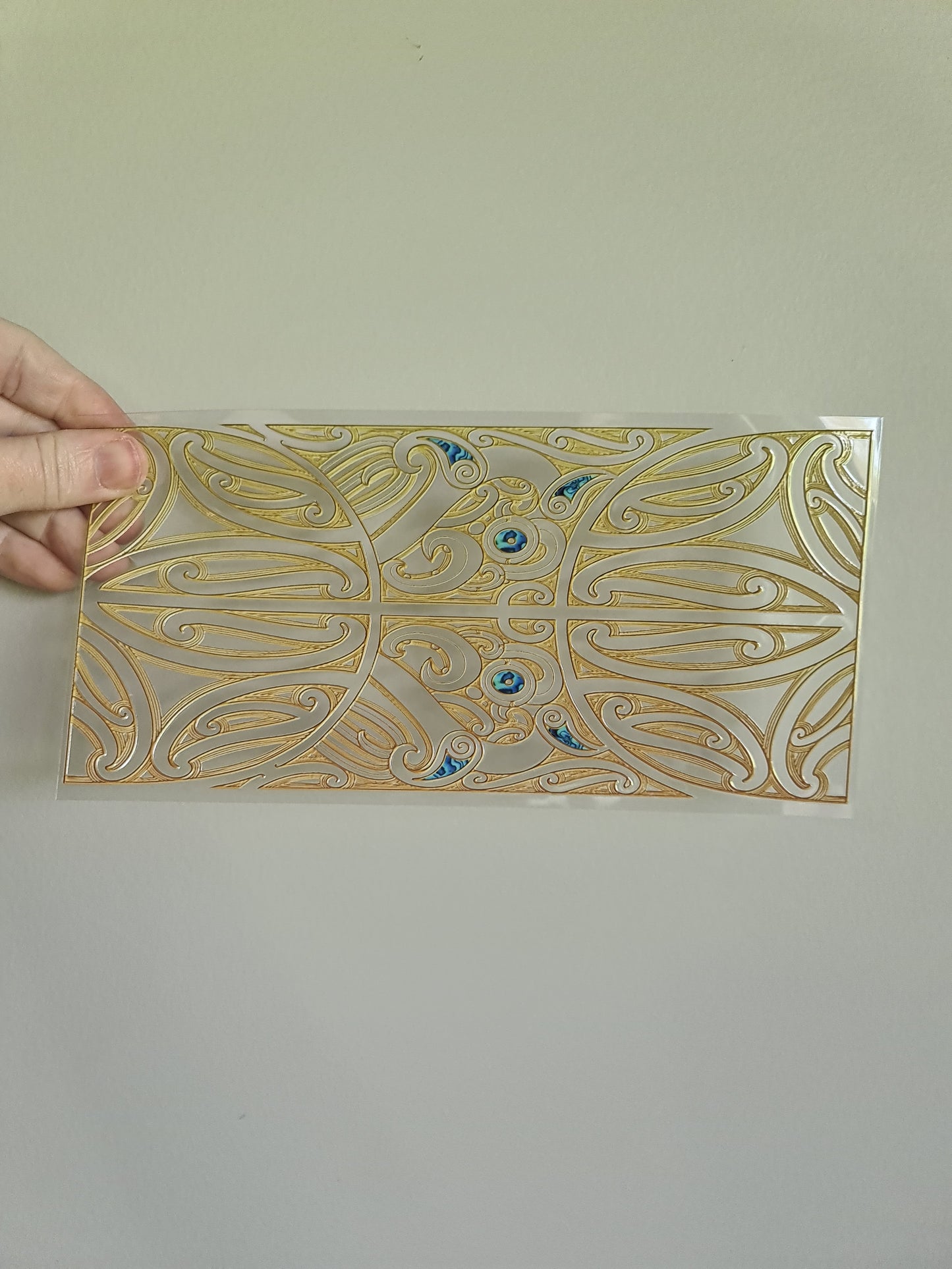 UV dtf Maori design 23cmx11cm 16oz wrap #639