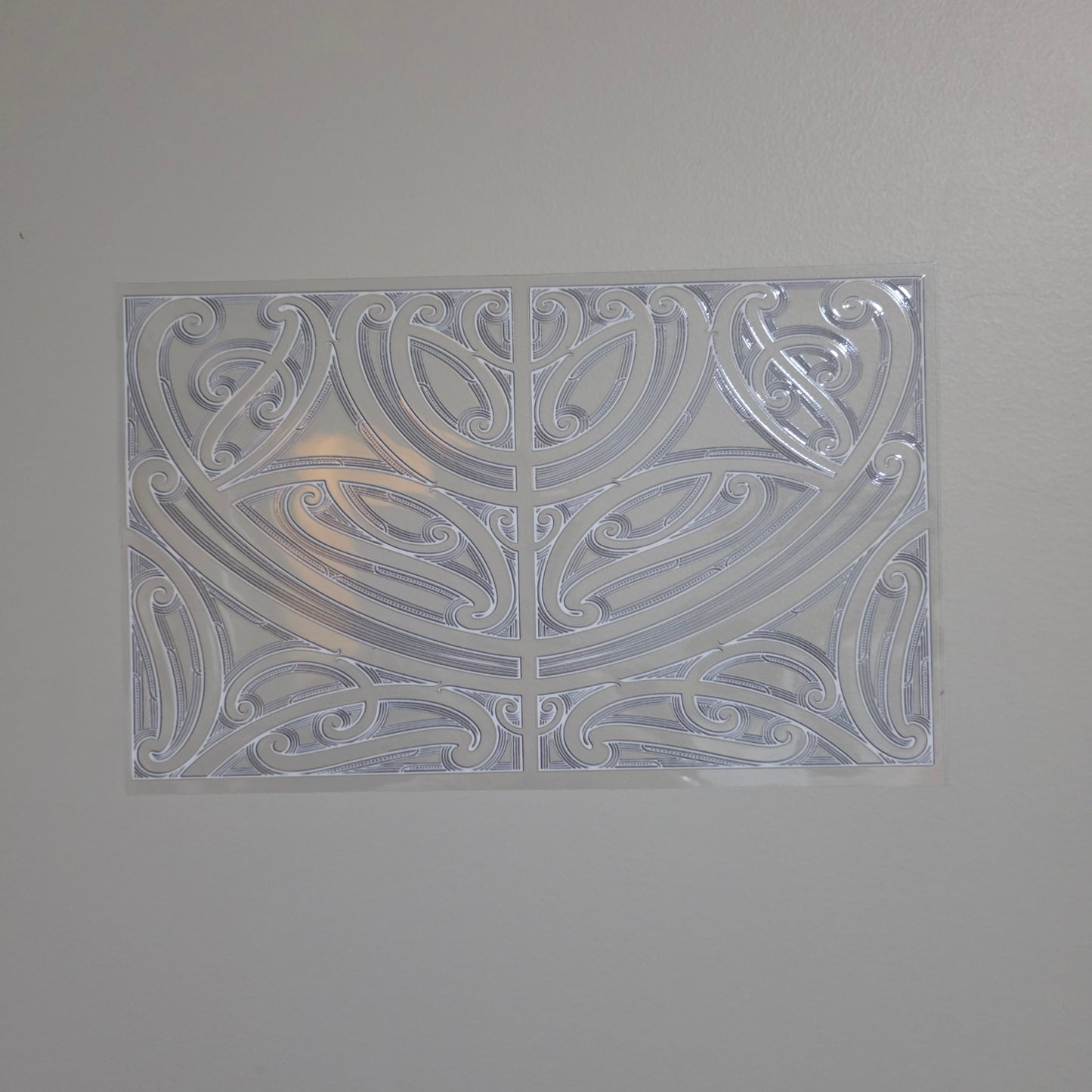 XL UV DTF DECAL MAORI DESIGN 28CMX17CM for touch lamps #285