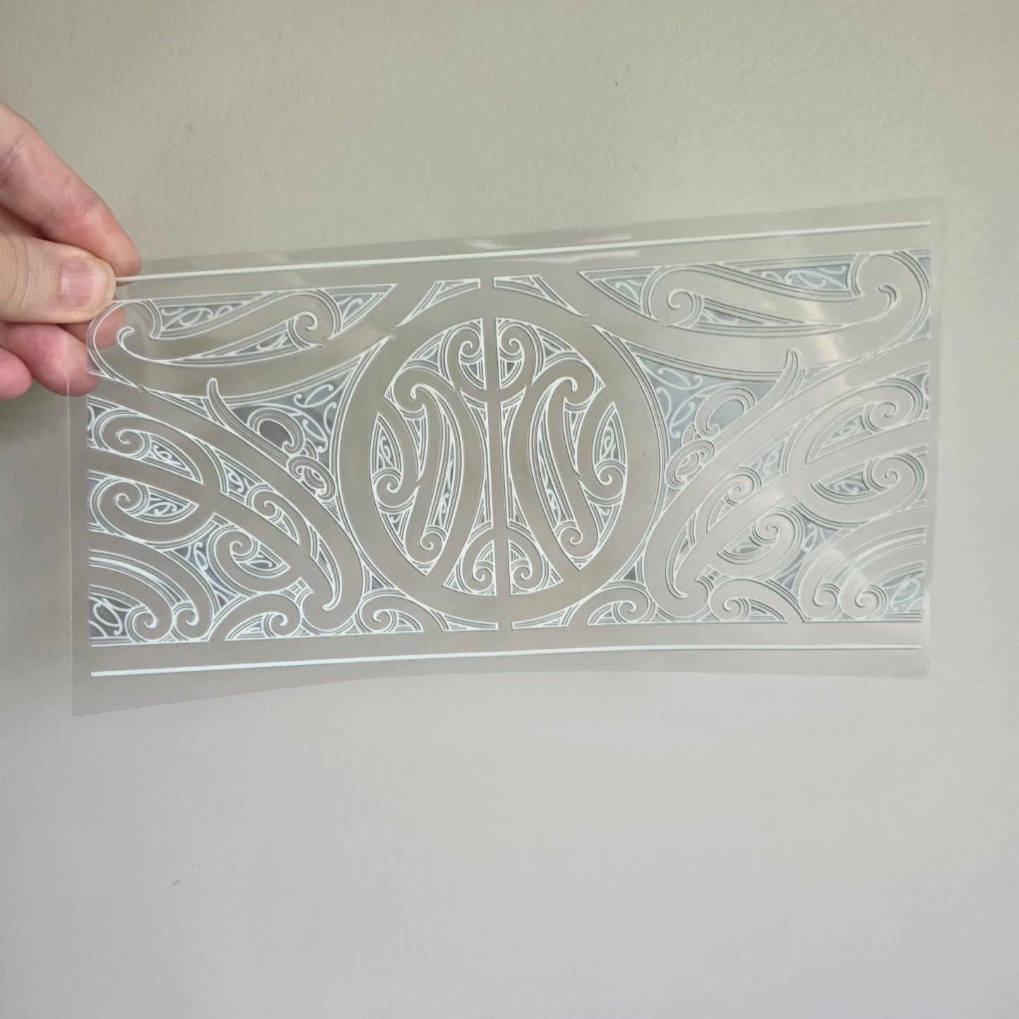 UV dtf transfer Maori design 24cmx11cm 16oz wrap #1521