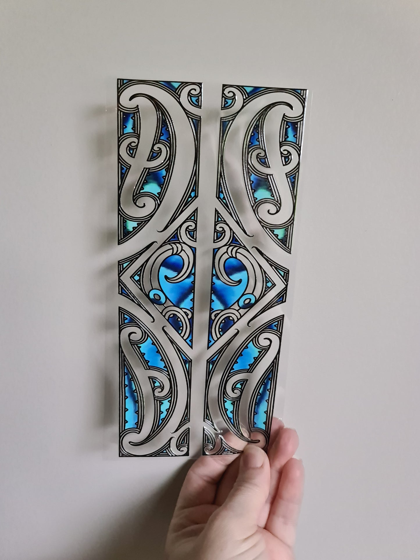 UV dtf Maori design 23cmx11cm 16oz wrap #1084
