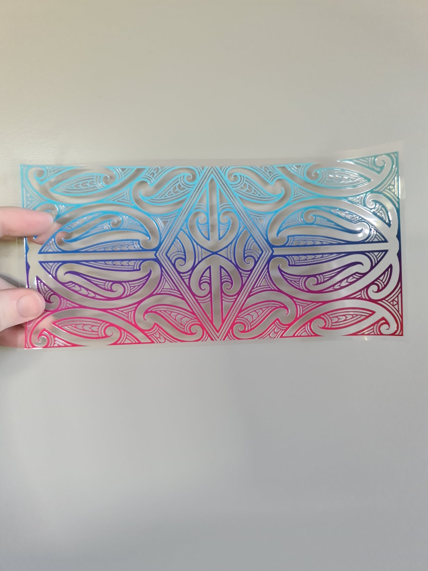 Uv dtf Maori design 23cmx11cm 16oz wrap #218