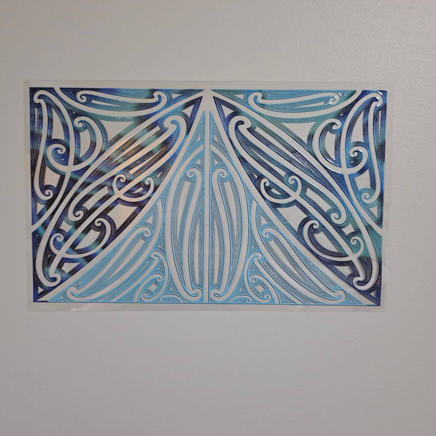 XL UV DTF DECAL MAORI DESIGN 28CMX17CM for touch lamps #289