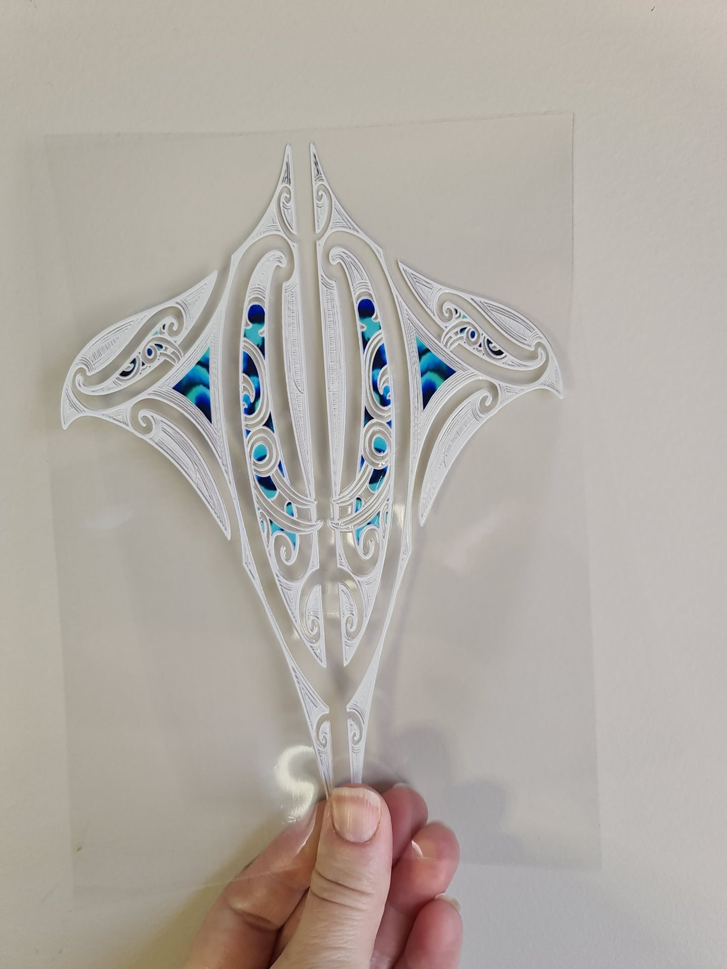 UV dtf Maori design A5 size 21cmx 14.8cm #389