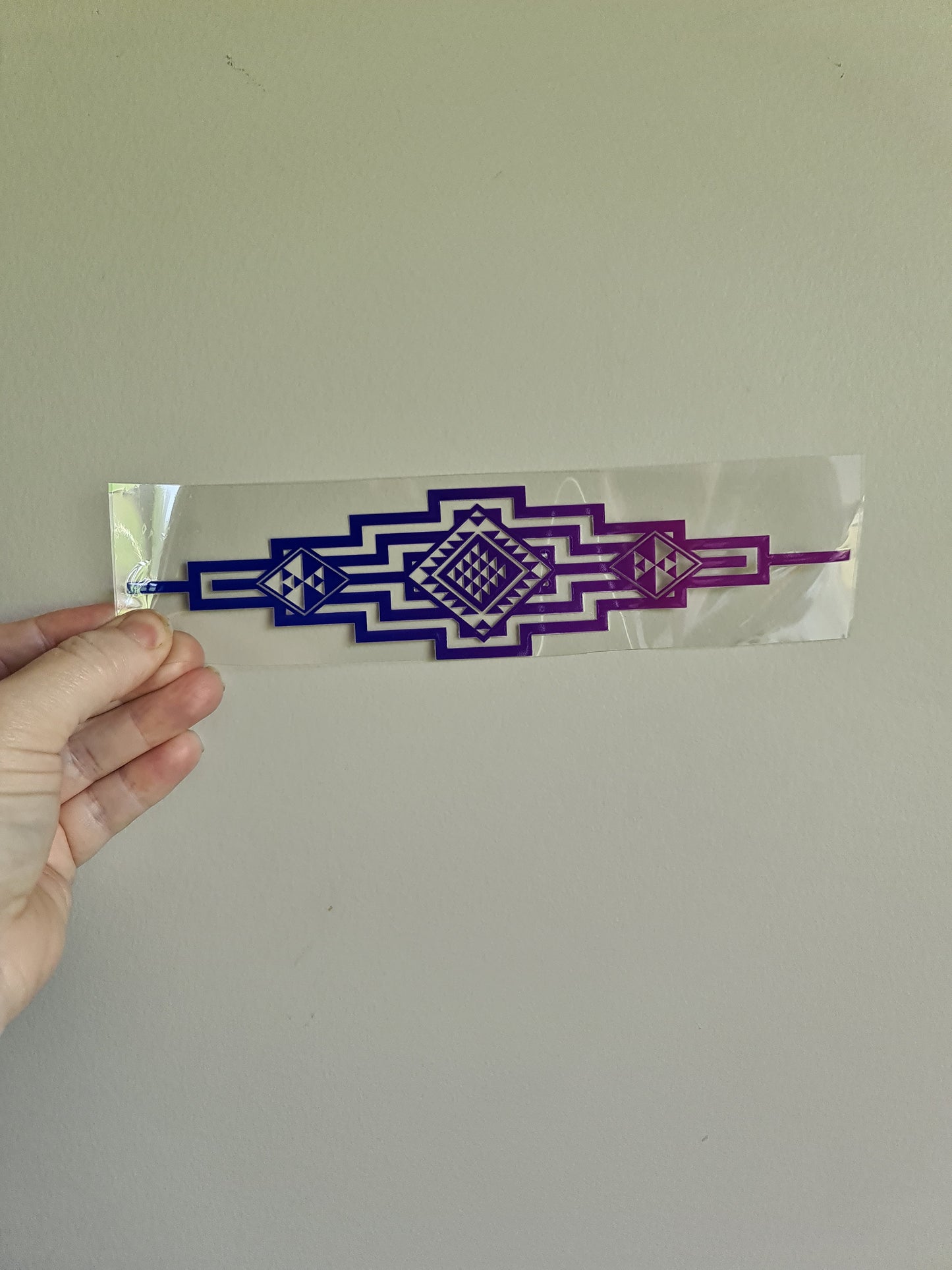 UV dtf Maori design size 23cmx6cm #1003