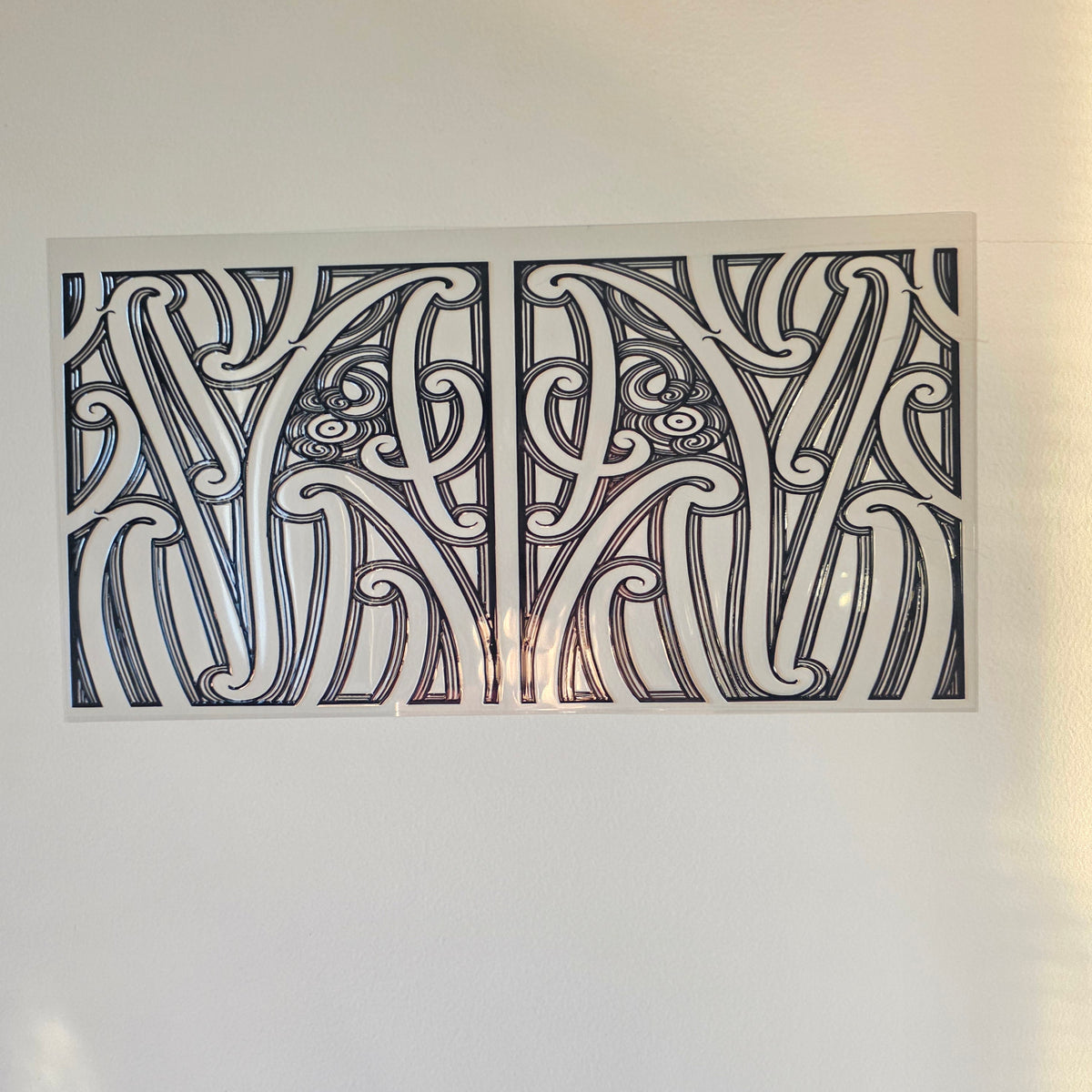 30cmx 15cm size UV DTF DECAL MAORI DESIGN for Table lamps #23