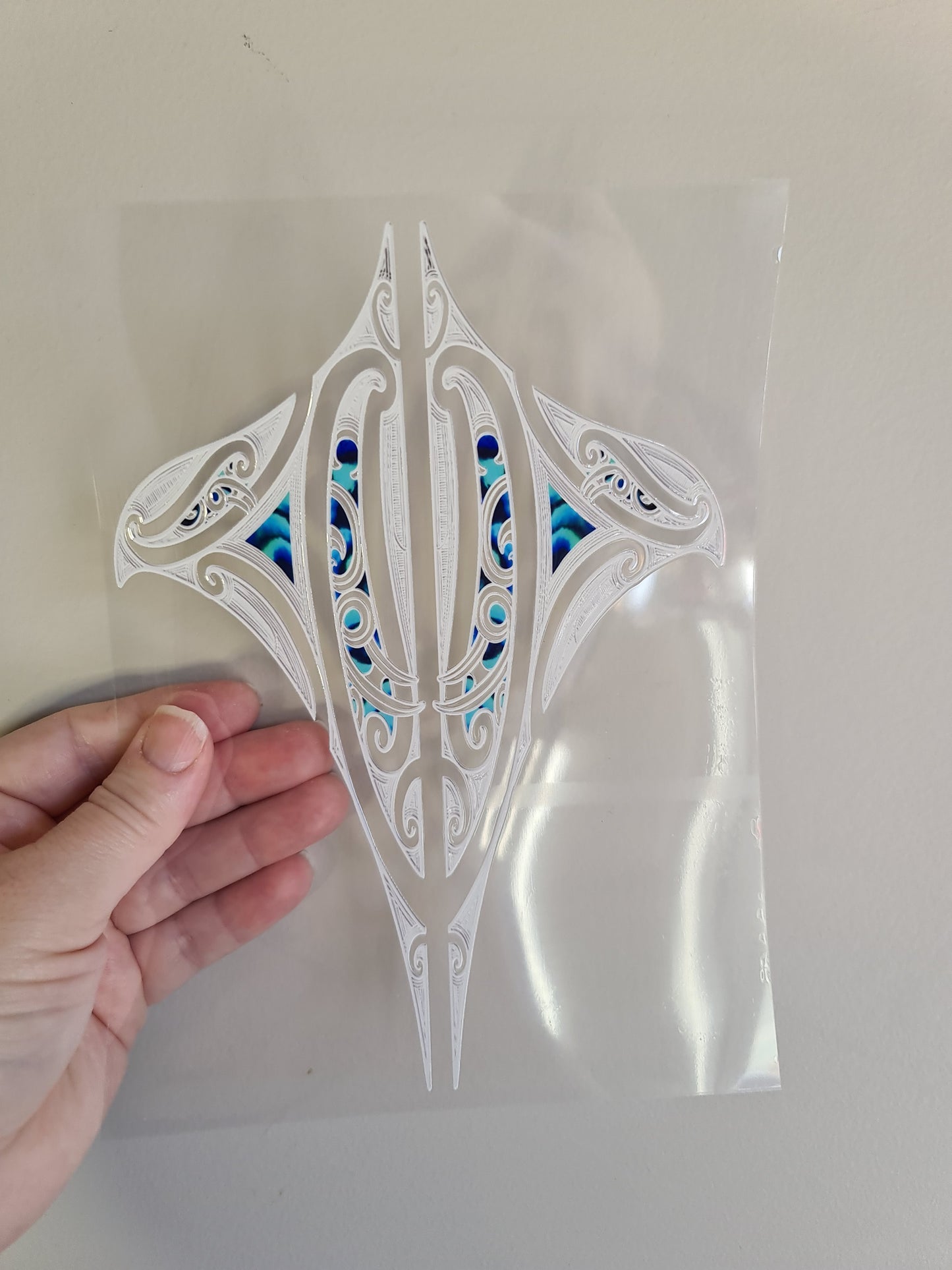 UV dtf Maori design A5 size 21cmx 14.8cm #389