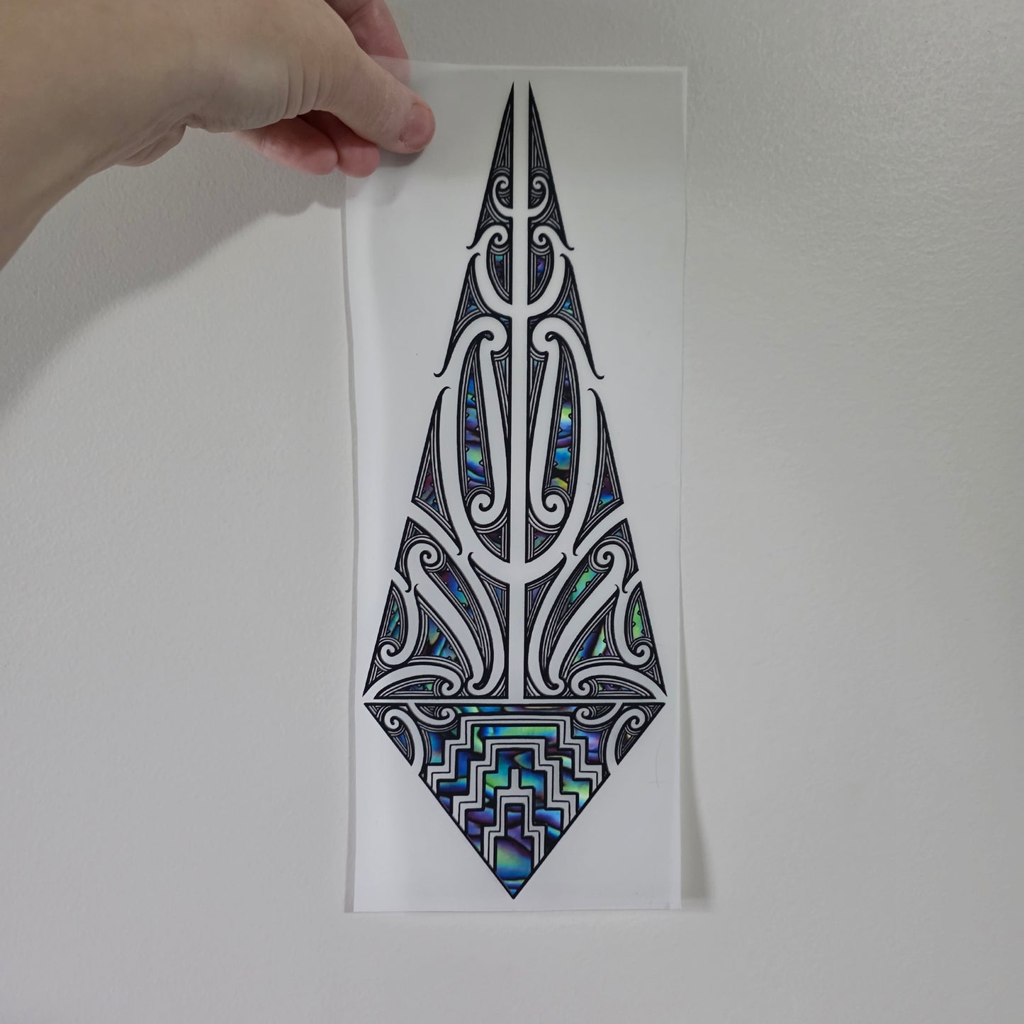 Maori design Iron on DTF 30cm