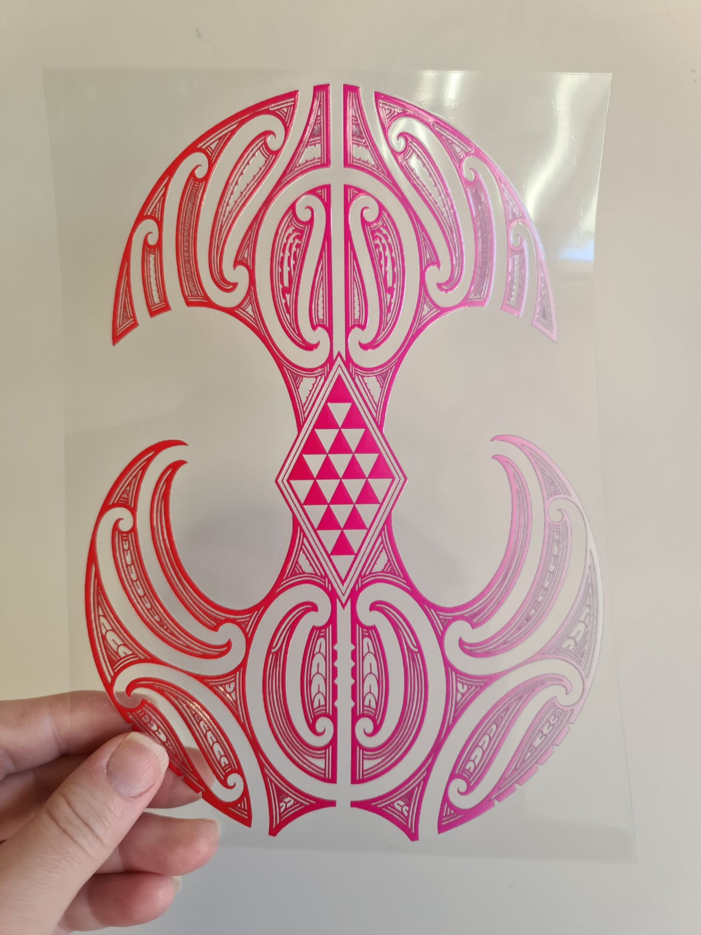 UV dtf Maori design A5 size 21cmx 14.8cm #326