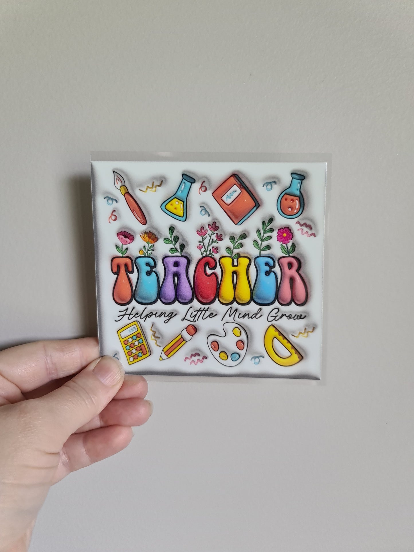 TEACHER AND KAIAKO dtf transfer Maori design 11cm sticker #1462