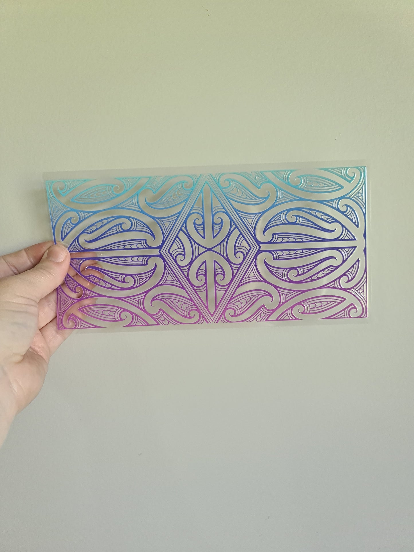 UV dtf Maori design 23cmx11cm 16oz wrap #706