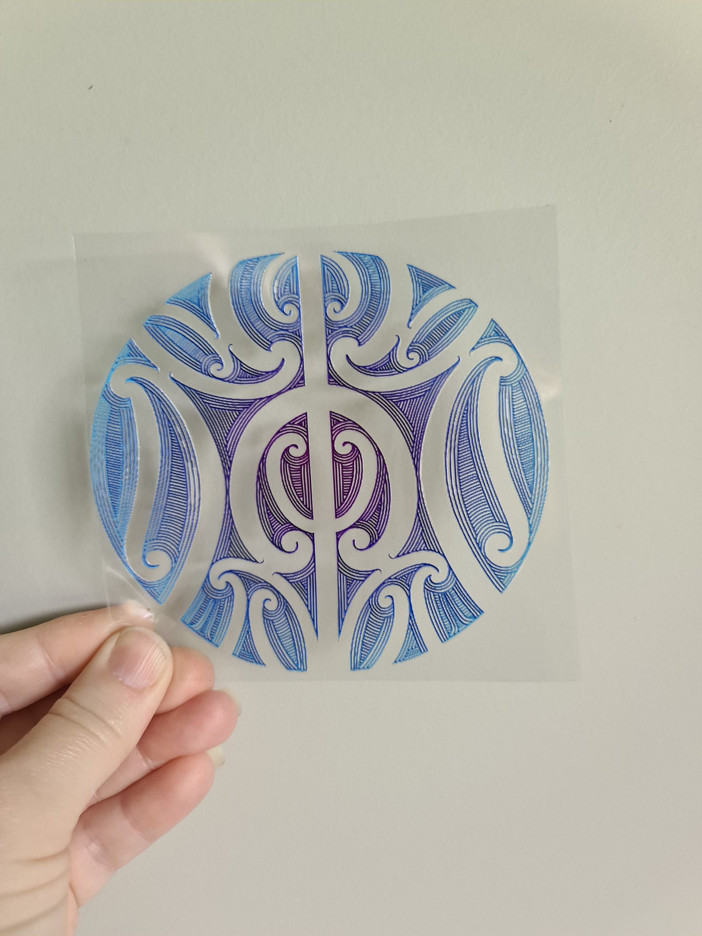 UV dtf Maori design mini size 11cm #1332