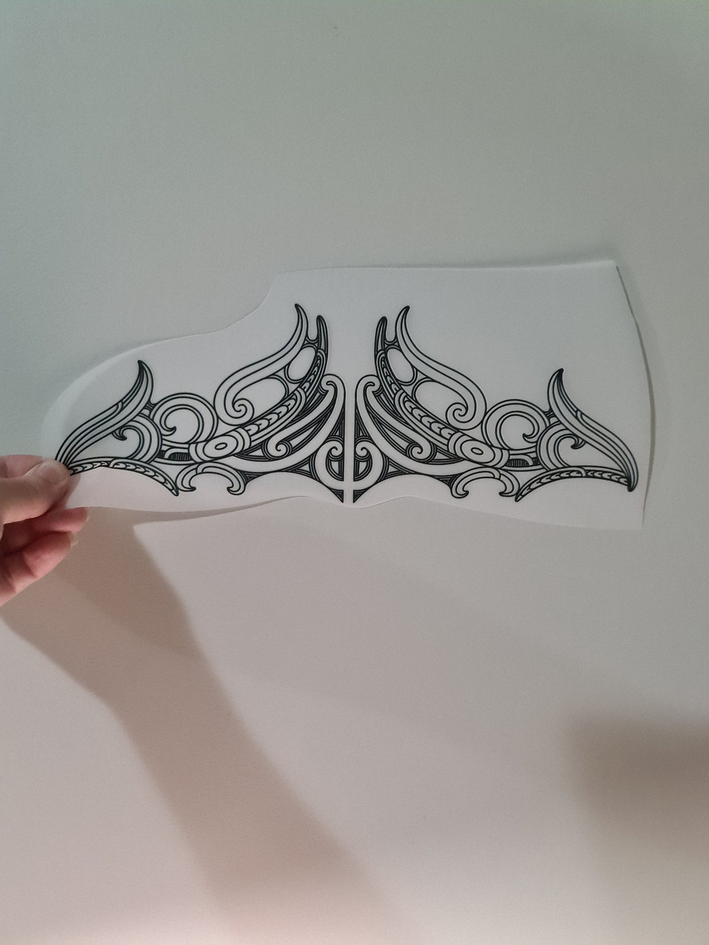 Sublimation custom Maori design Iron on 30cm