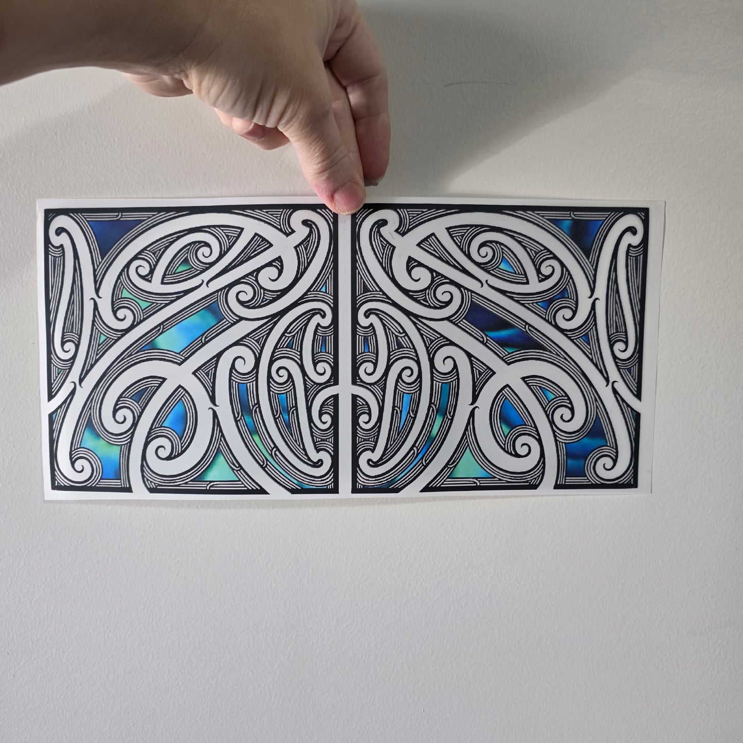 Maori design Iron on DTF 30cmx14cm
