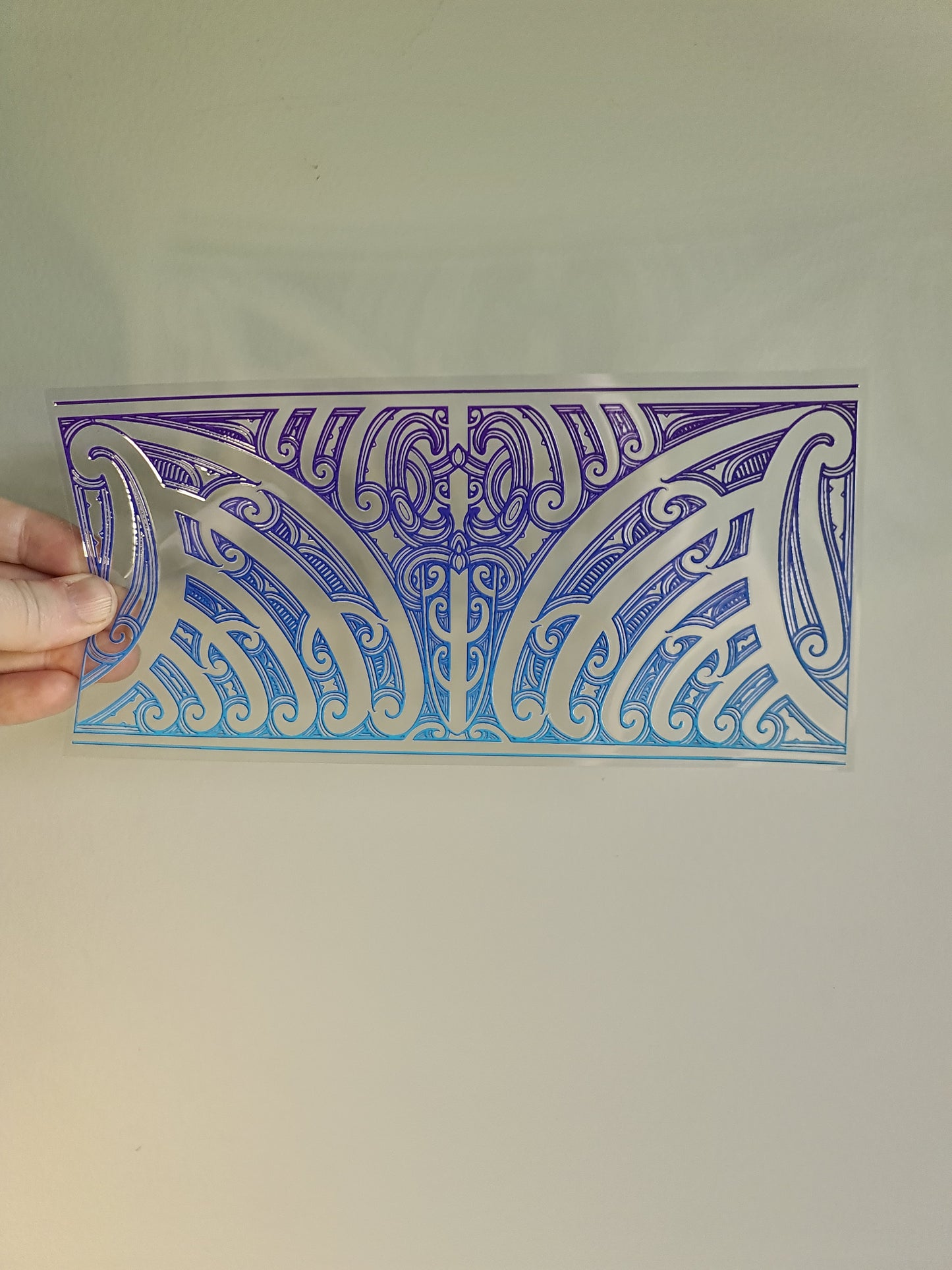 UV dtf transfer Maori design 23cmx11cm 16oz wrap #1427