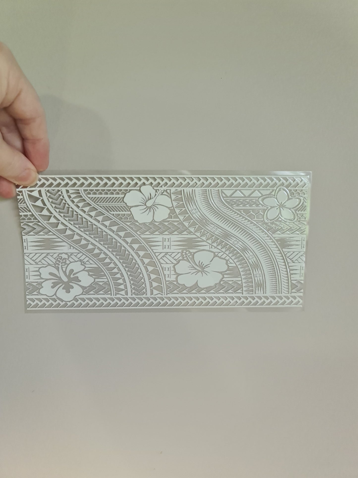 UV dtf transfer Maori design 23cmx11cm 16oz wrap #1187