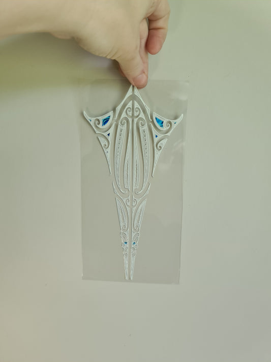 UV dtf transfer Maori design 23cmx11cm 16oz wrap #1386