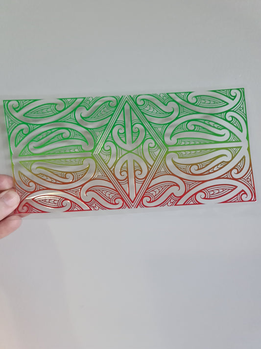 UV dtf Maori design 23cmx11cm 16oz wrap #804