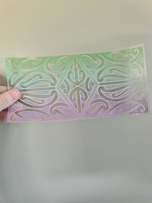 Uv dtf Maori design 23cmx11cm 16oz wrap #230