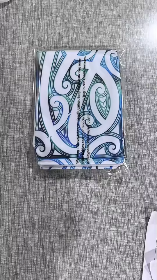 Maori design wetbag 30cmx40cm - Paua design