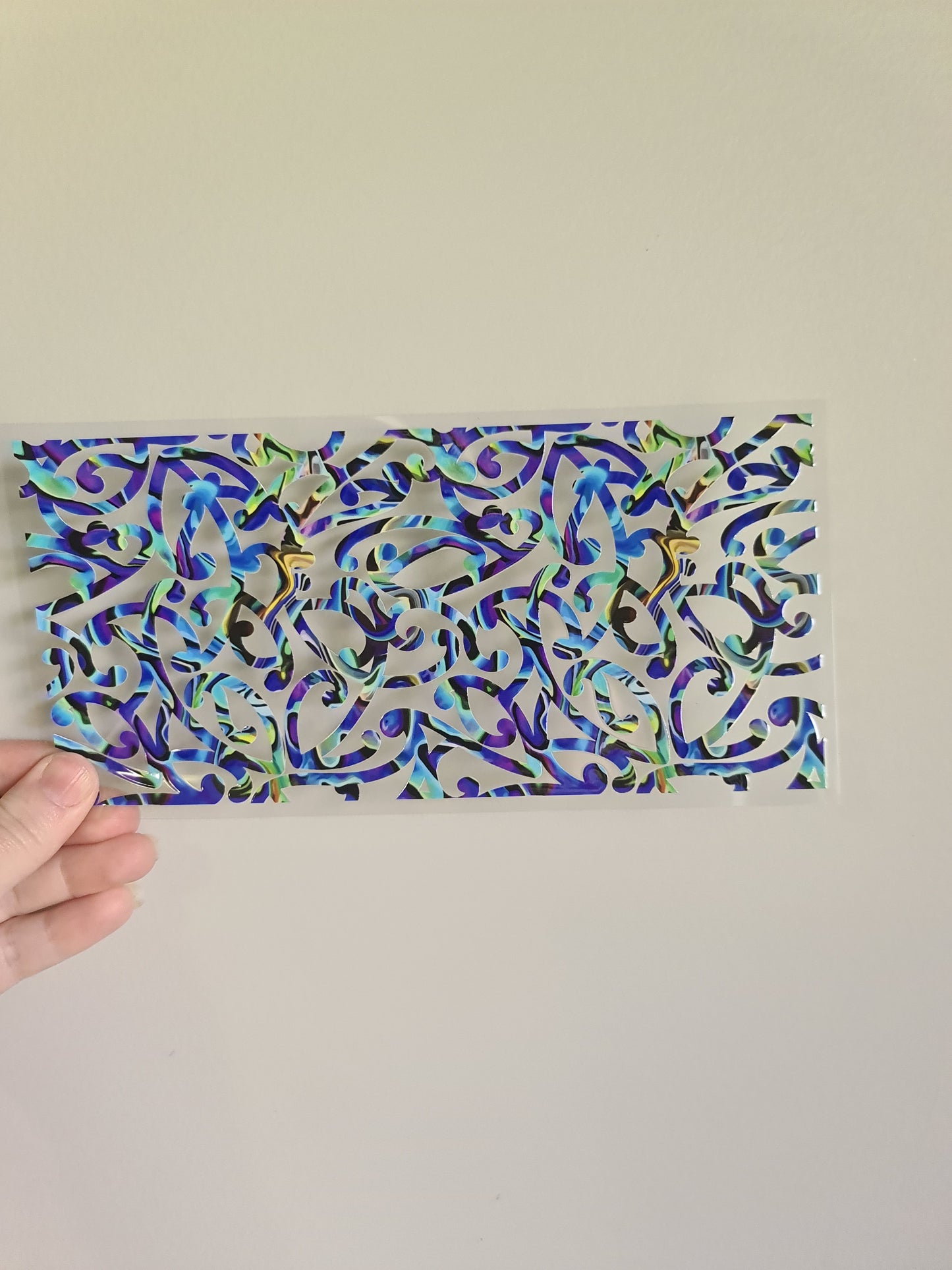 UV dtf Maori design 23cmx11cm 16oz wrap #624