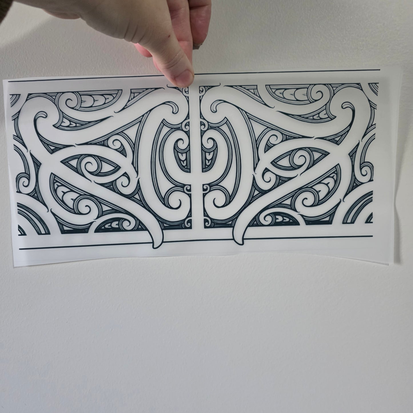 Maori design Iron on DTF 30cm - printed incorrectly Fault