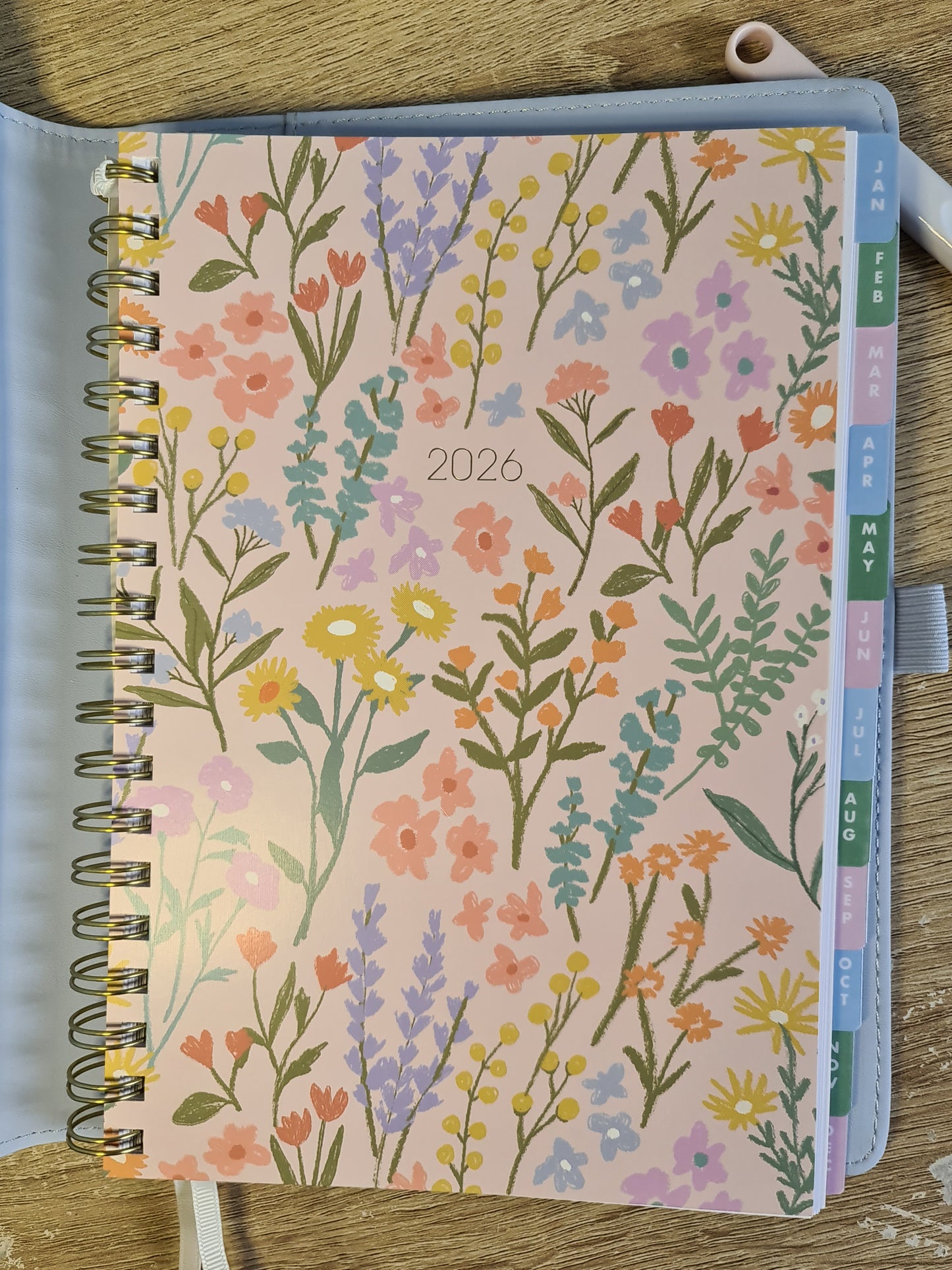 2026 Diary Planner blue